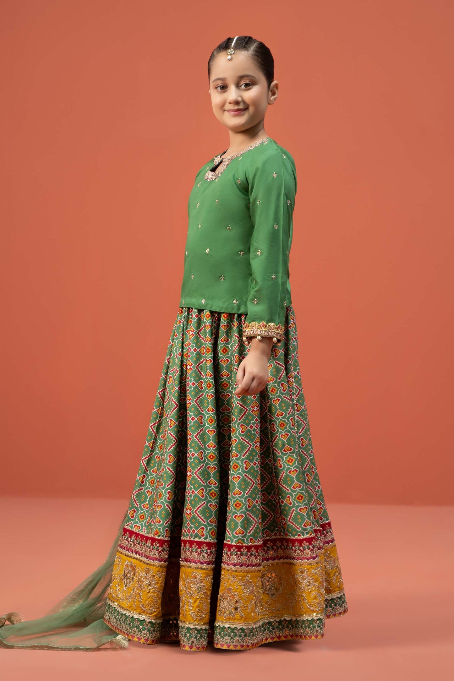 Maria B | 3 Piece Embroidered Linen Suit | MKD-W24-04