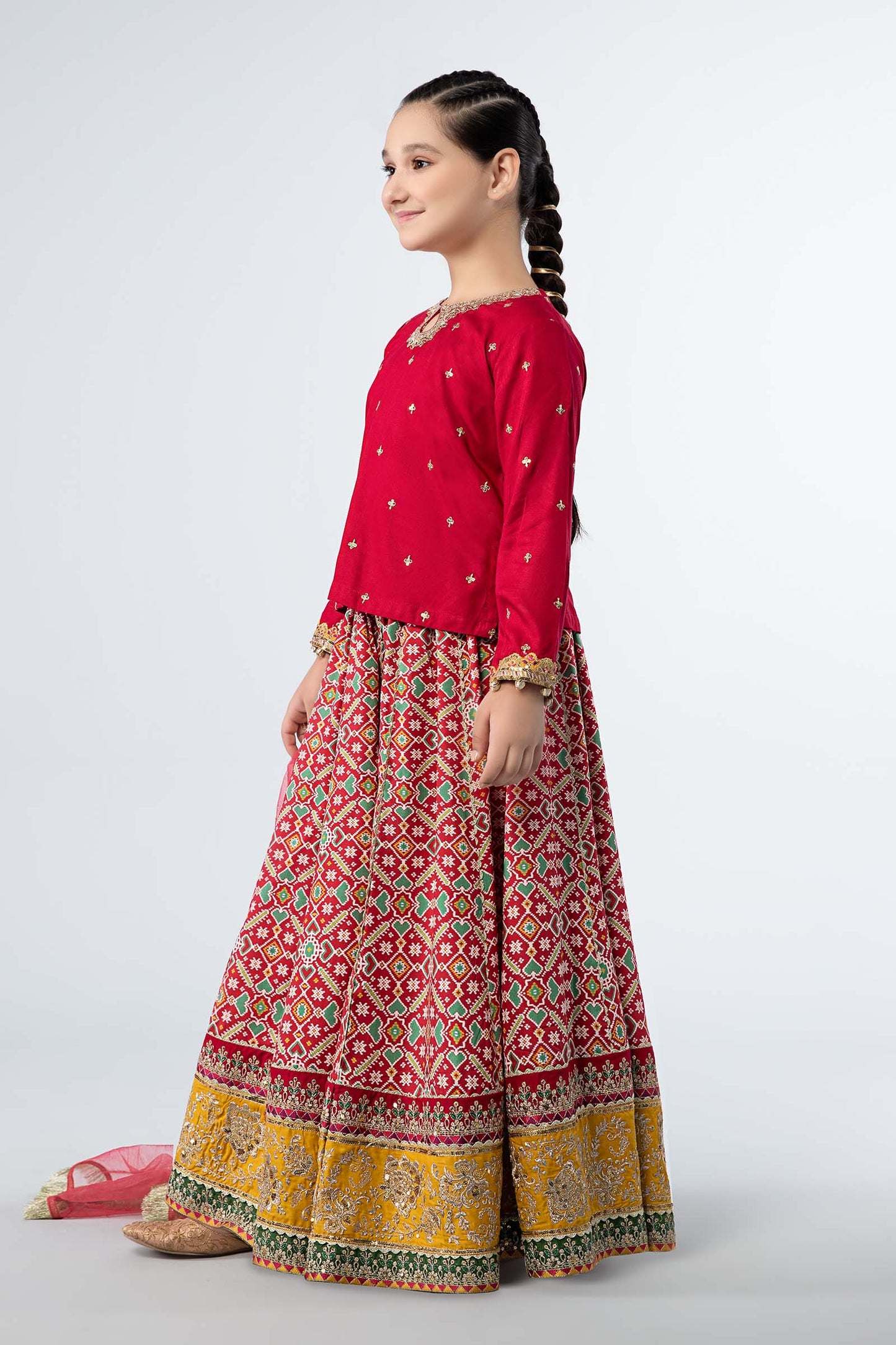 Maria B | 3 Piece Embroidered Linen Suit | MKD-W24-04