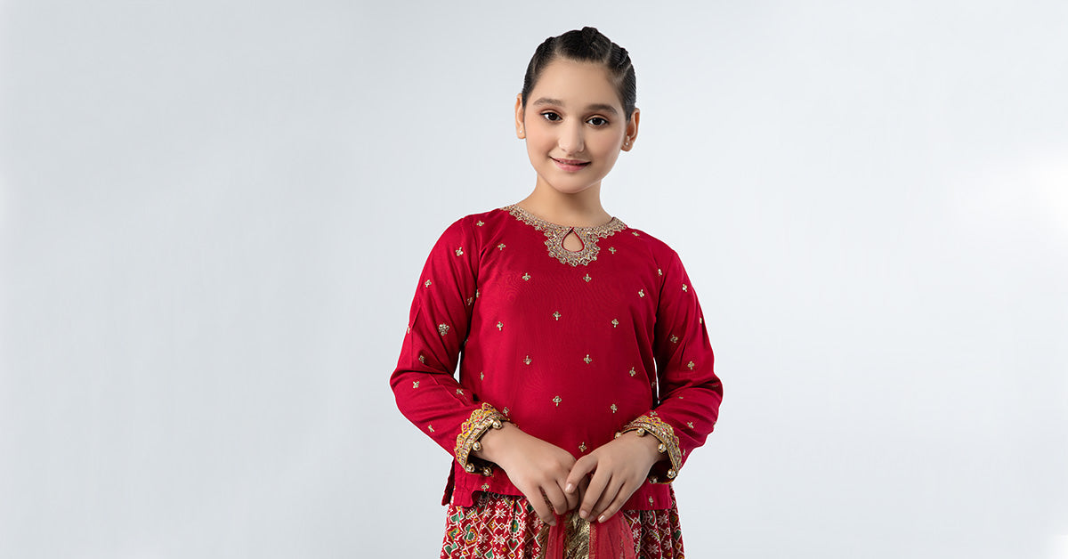 Maria B | 3 Piece Embroidered Linen Suit | MKD-W24-04
