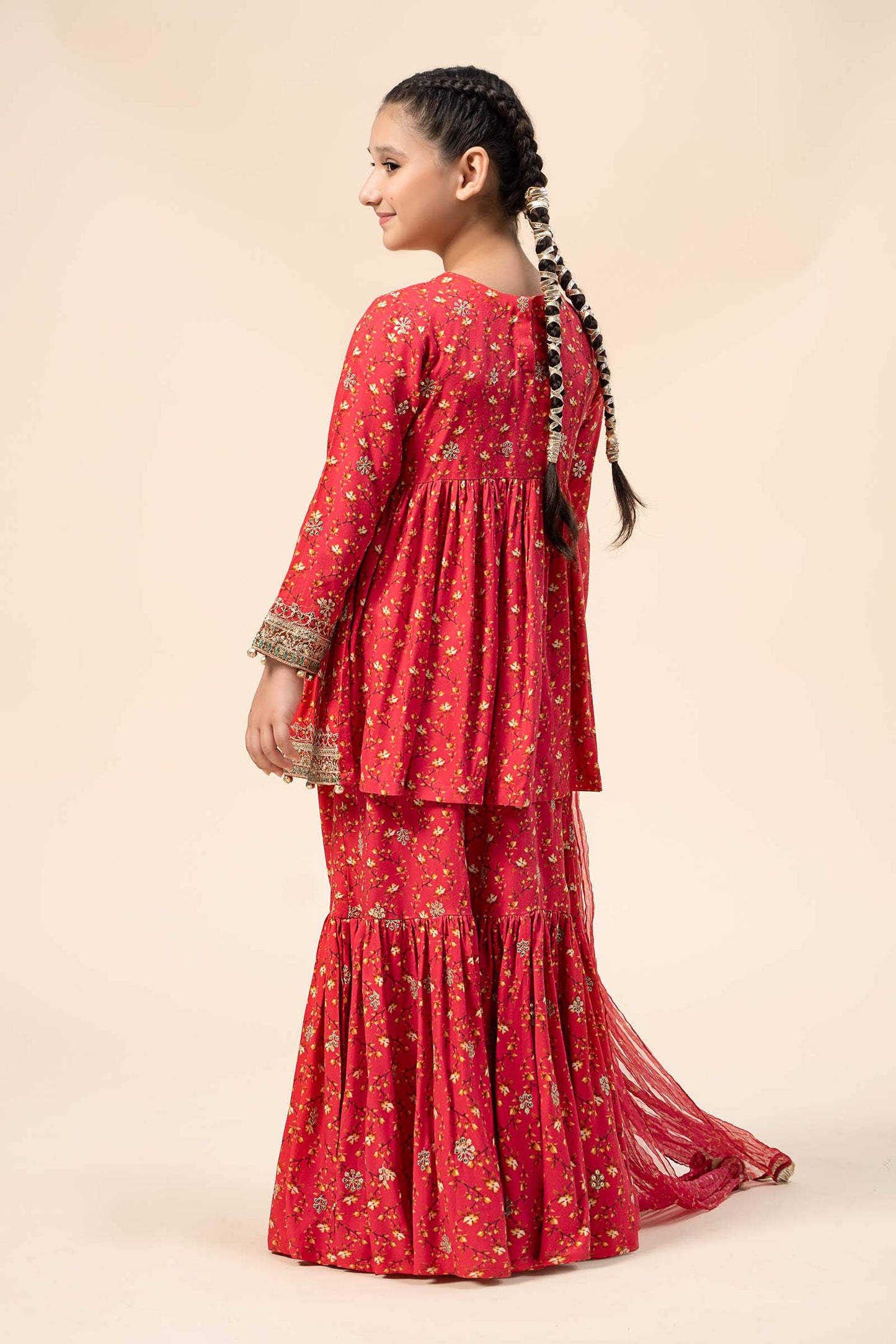 Maria B | 3 Piece Embroidered Marina Twill Suit | MKD-W24-12