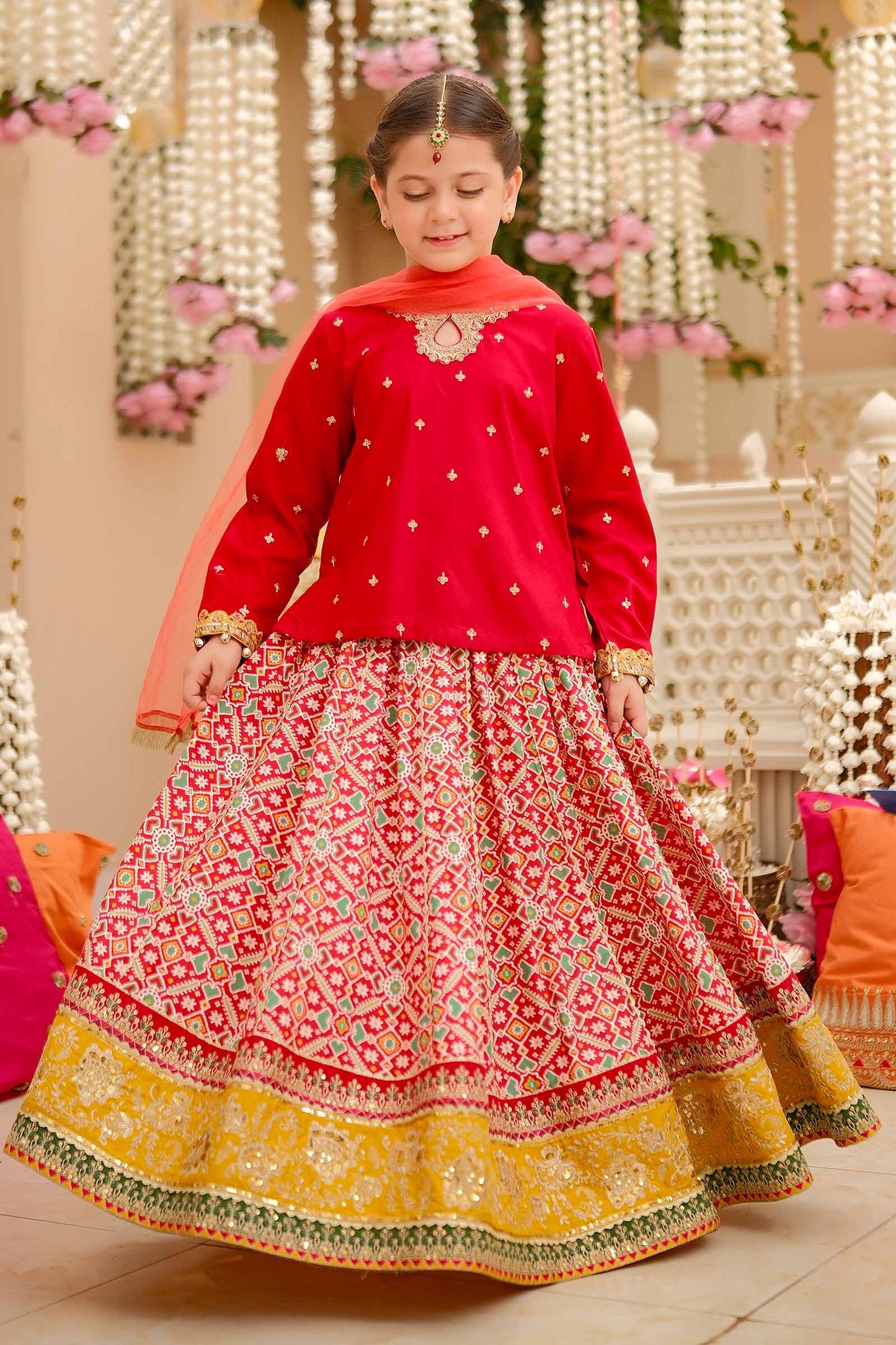 Maria B | 3 Piece Embroidered Linen Suit | MKD-W24-04 6-Apr Pink