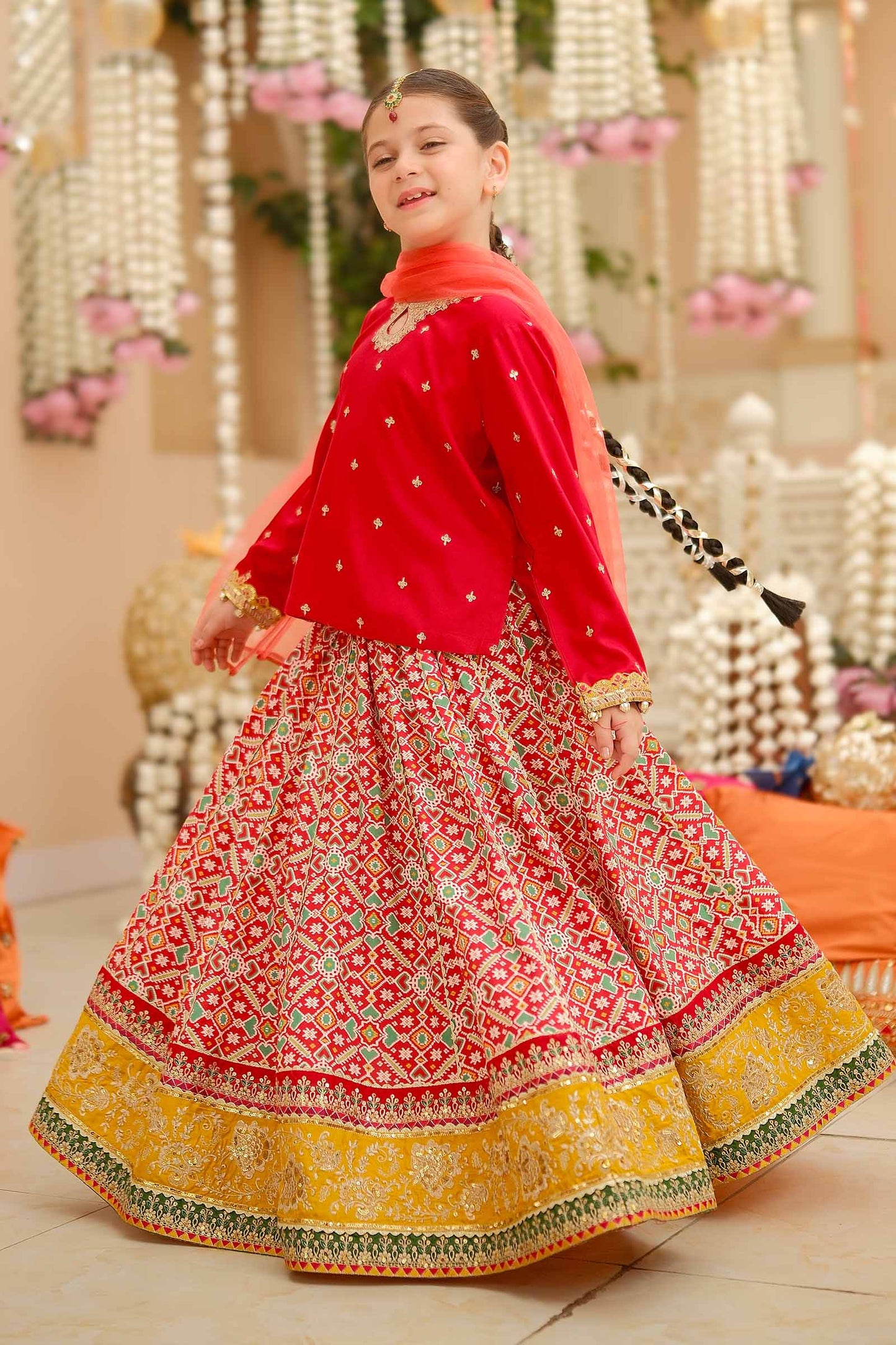 Maria B | 3 Piece Embroidered Linen Suit | MKD-W24-04 10-Aug Pink