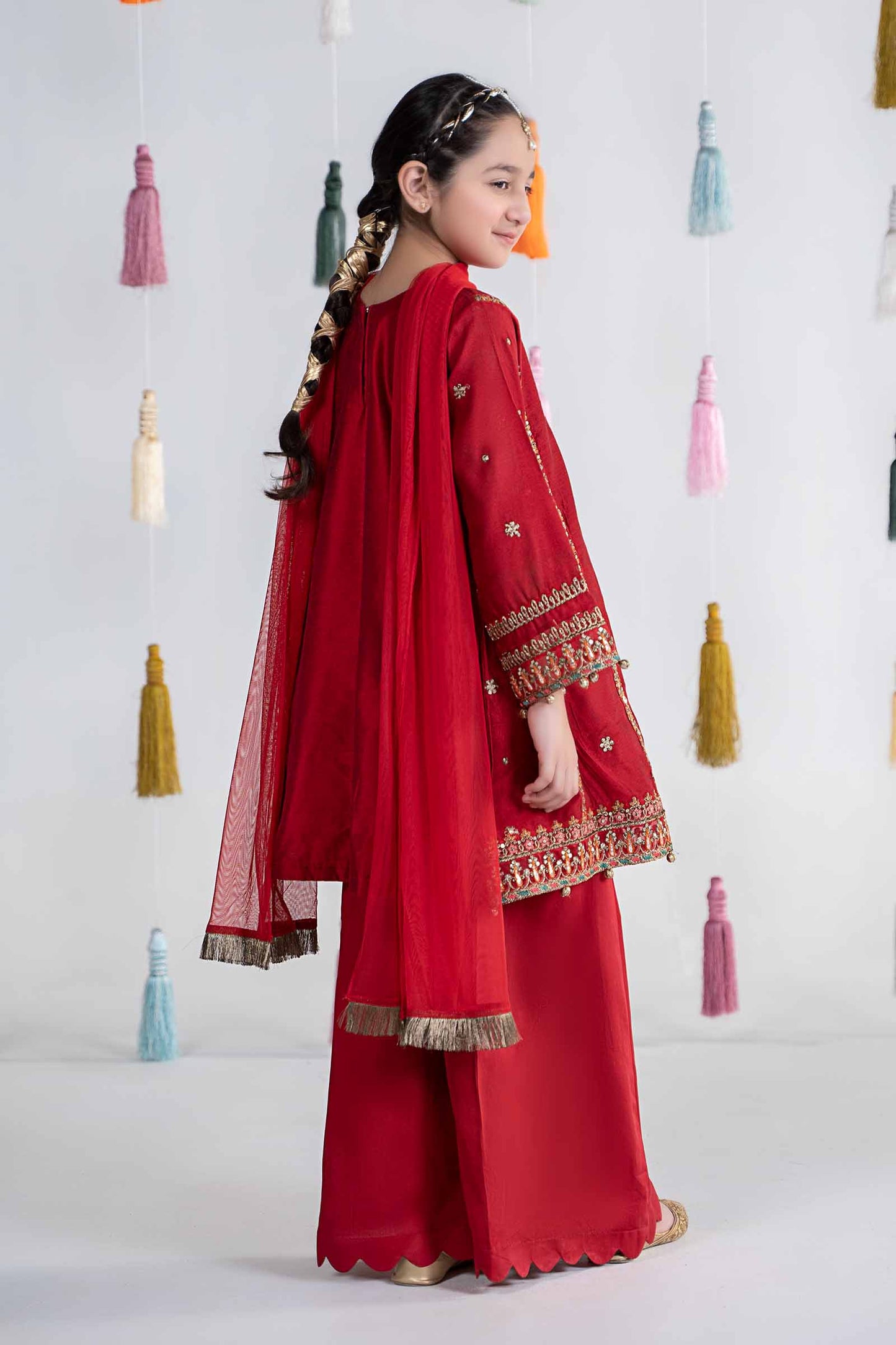 Maria B | 3 Piece Embroidered Yarn Dyed Suit | MKS-EA24-19