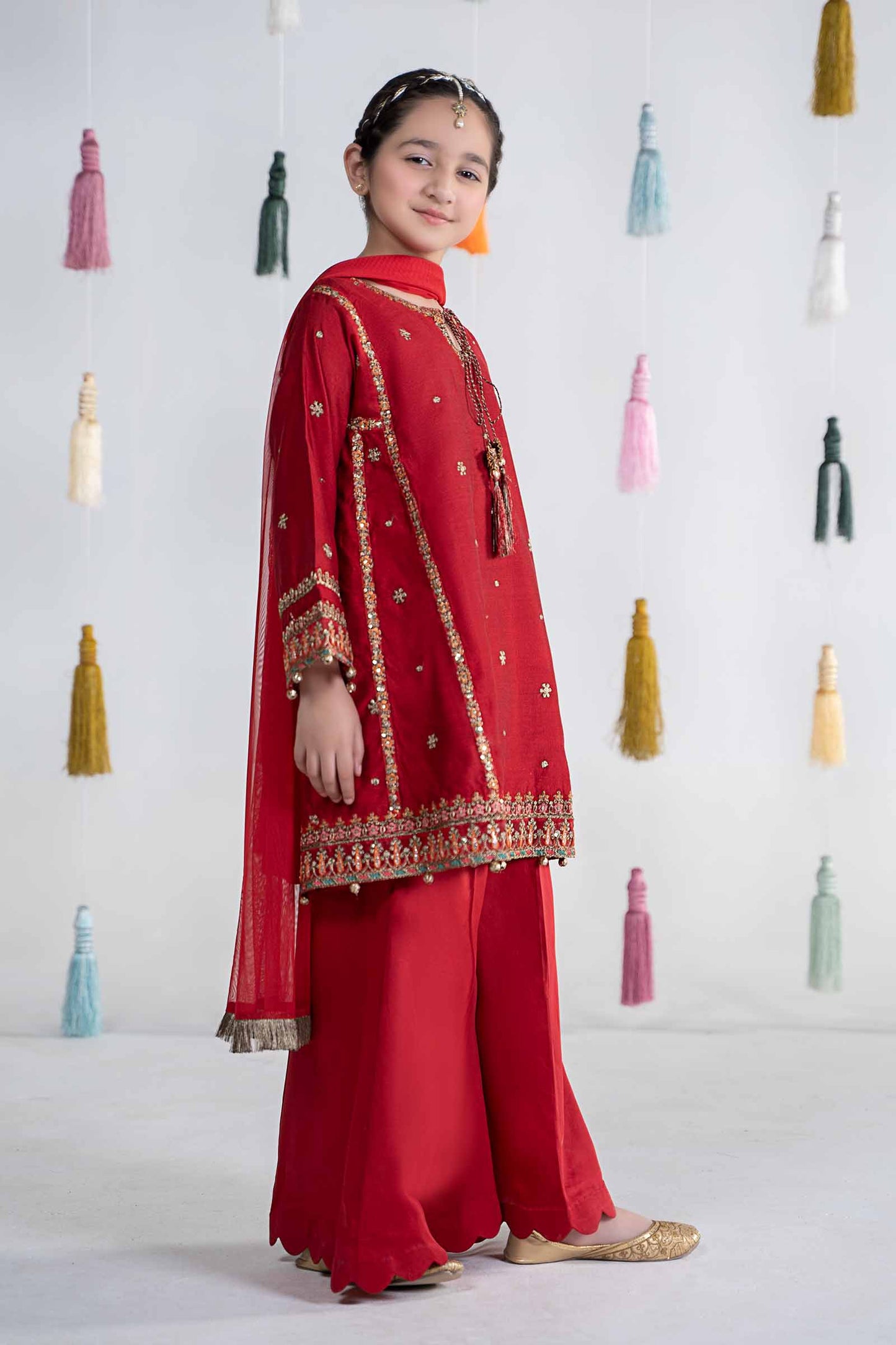 Maria B | 3 Piece Embroidered Yarn Dyed Suit | MKS-EA24-19