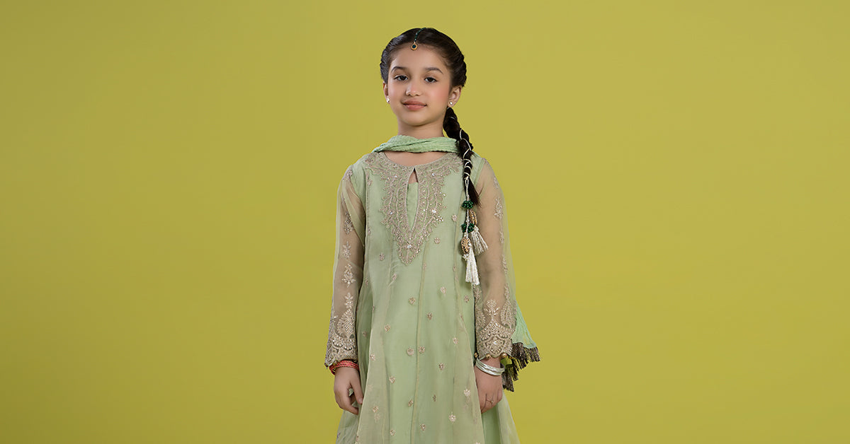 Maria B | 3 Piece Embroidered Organza Suit | MKS-EF24-05