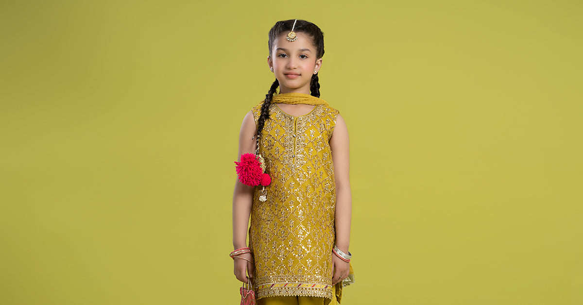 Maria B | 3 Piece Embroidered Organza Suit | MKS-EF24-14