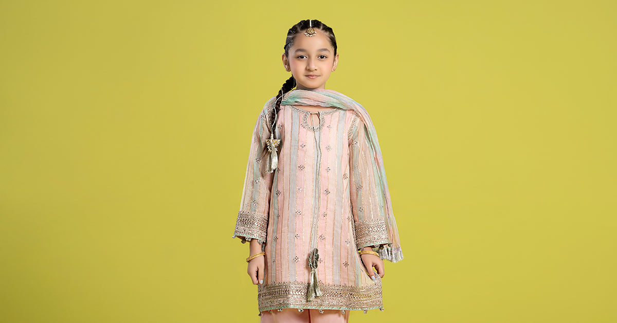 Maria B | 3 Piece Embroidered Yarn Dyed Suit | MKS-EF24-32