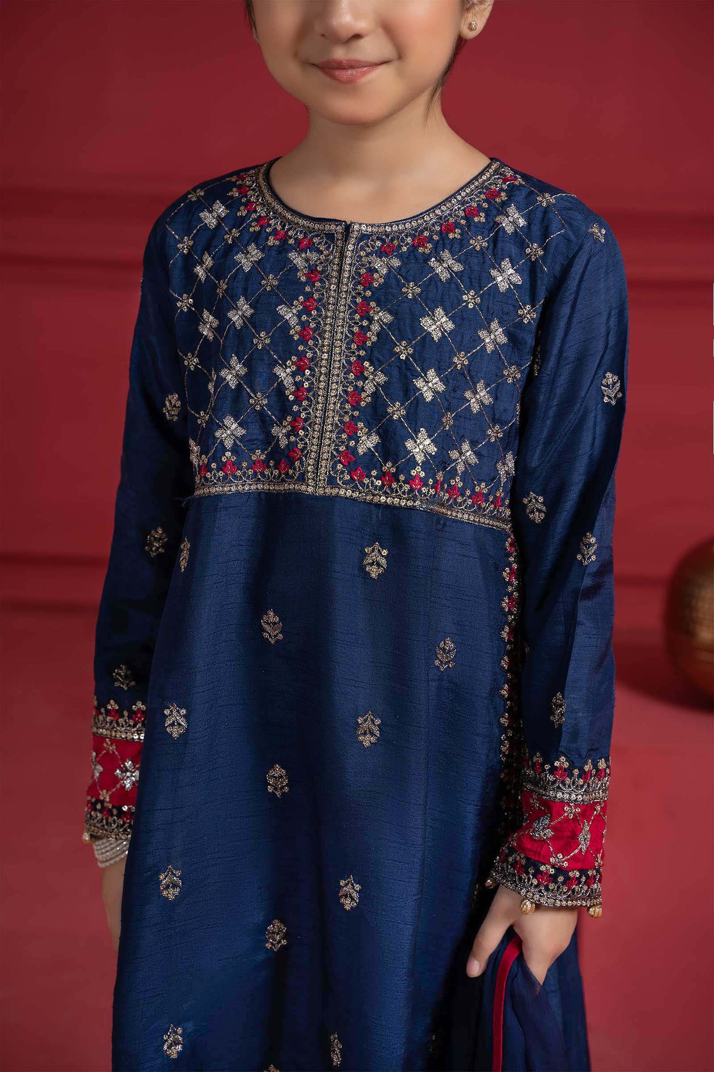 Maria B | Suit Blue MKS-W23-12 6-Apr Blue