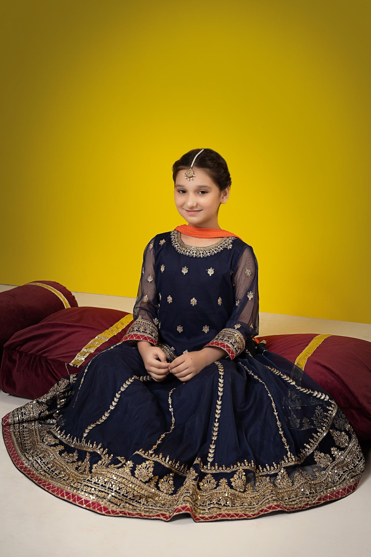 Maria B | Suit Navy Blue MKS-W23-35 6-Apr Blue