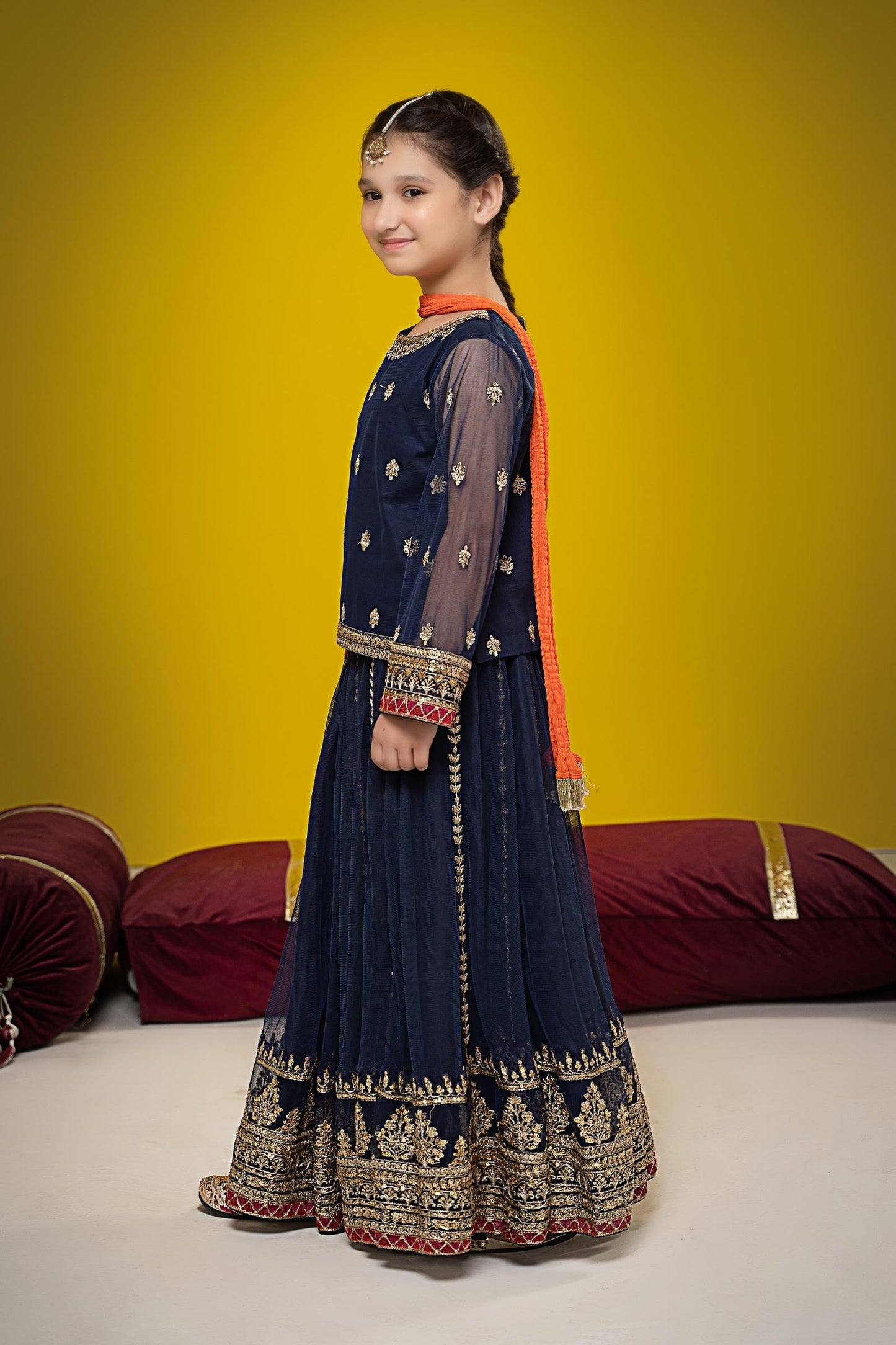 Maria B | Suit Navy Blue MKS-W23-35 14-Dec Blue