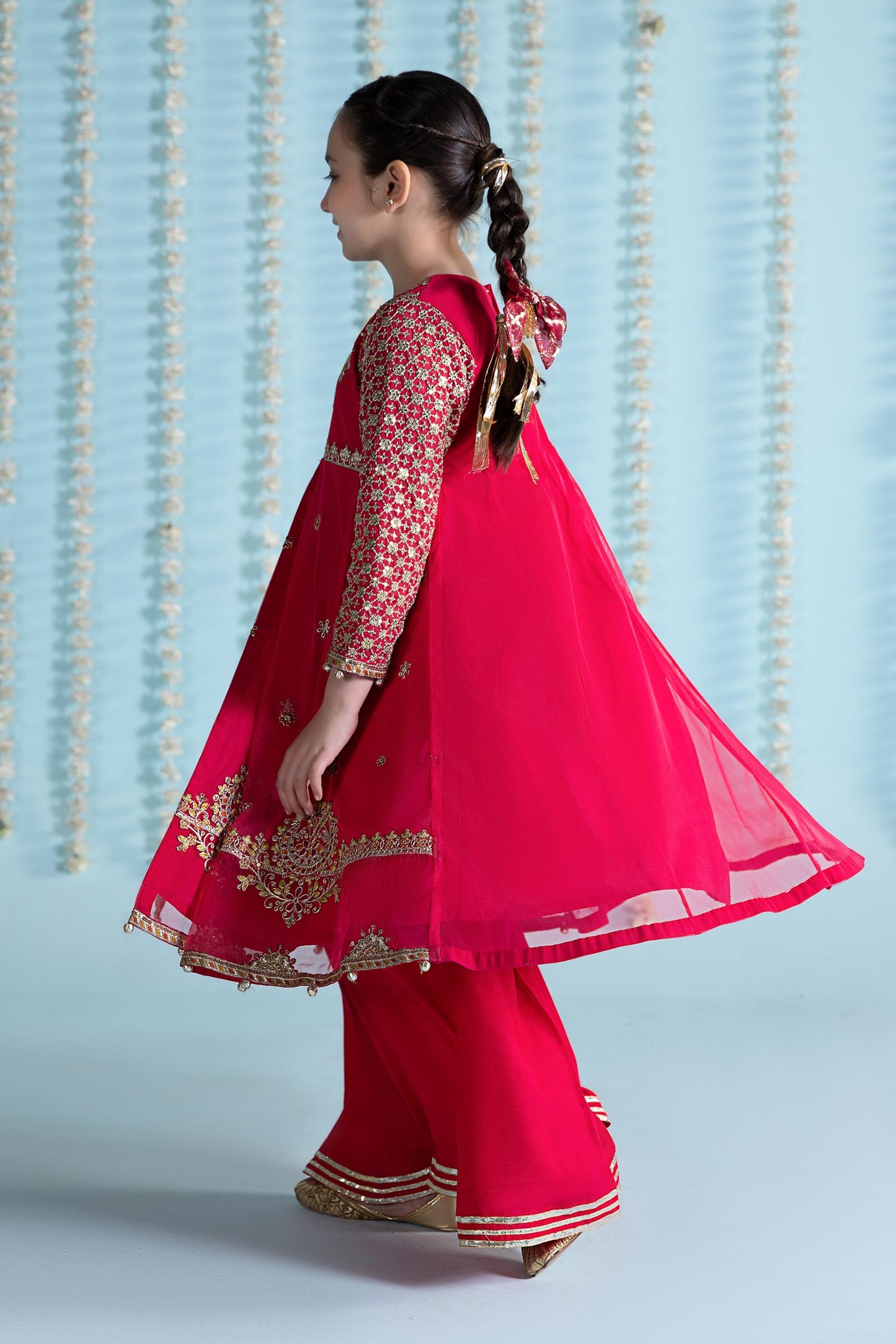 Maria B | 3 Piece Embroidered Net Suit | MKS-EA24-02