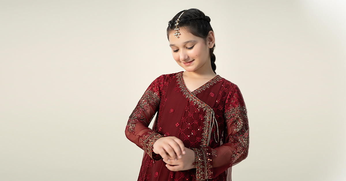 Maria B | 3 Piece Embroidered Suit | MKS-EF23-32R1