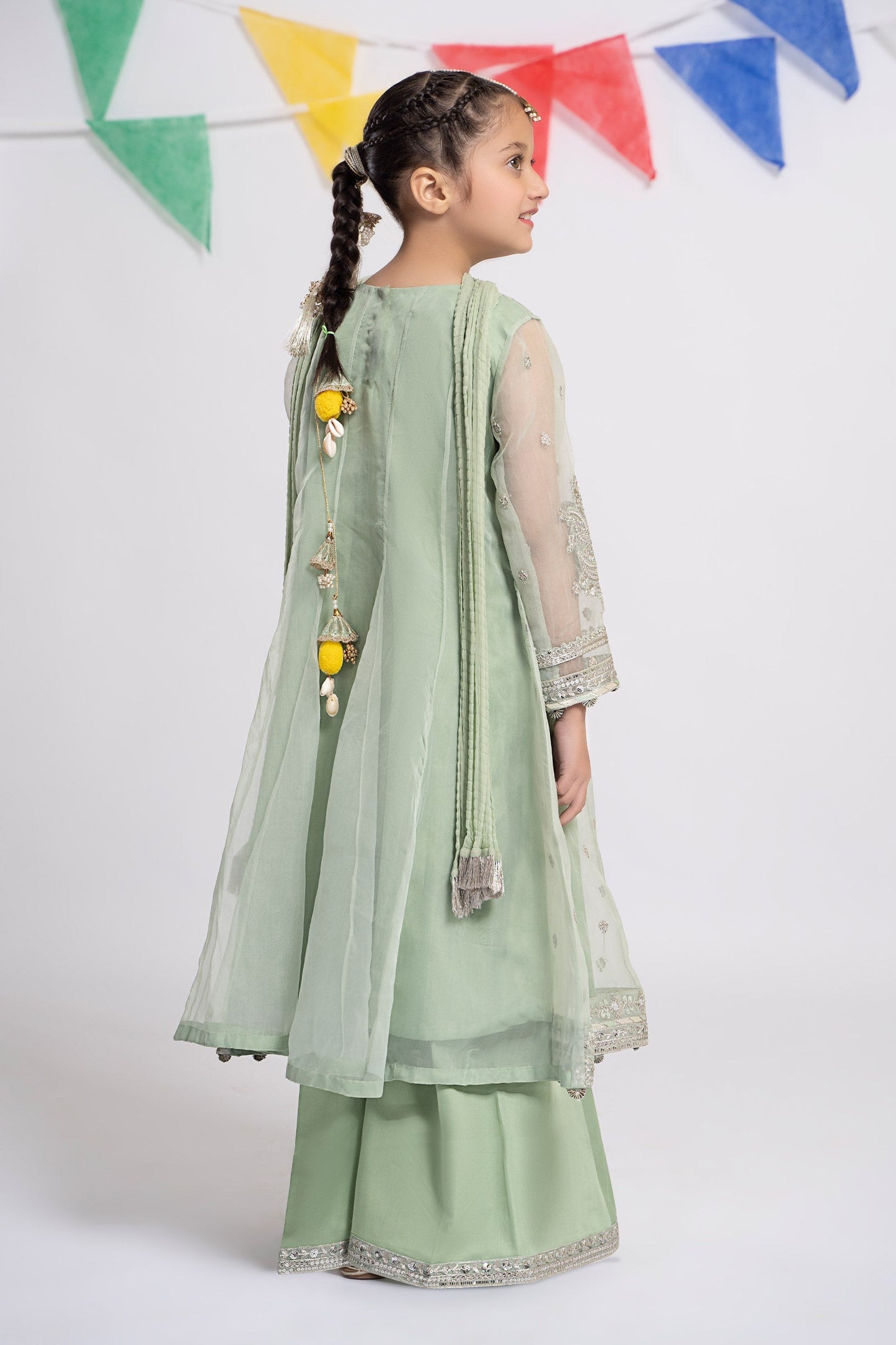 Maria B | 3 Piece Embroidered Organza Suit | MKS-EF24-15