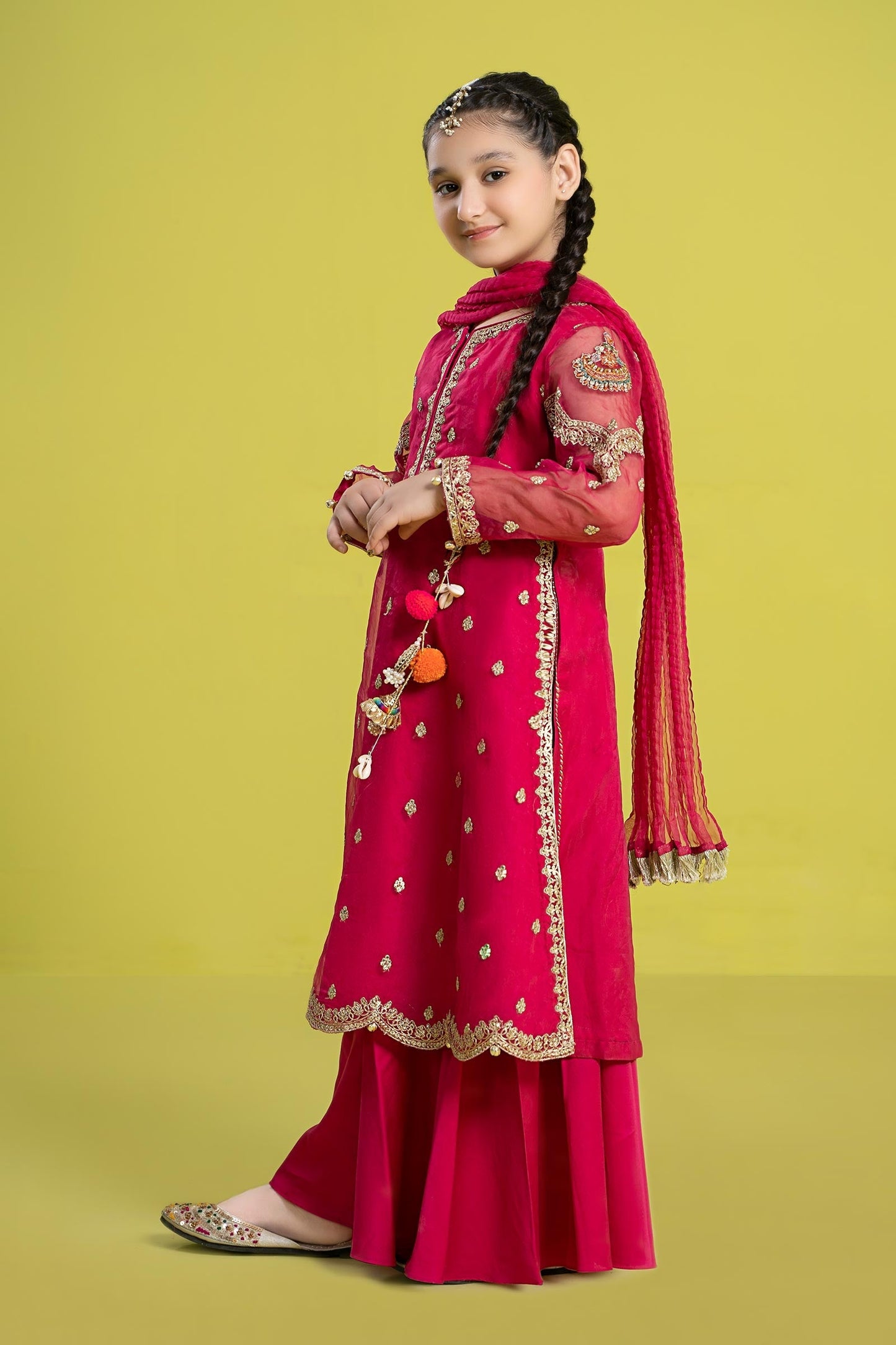 Maria B | 3 Piece Embroidered Organza Suit | MKS-EF24-23