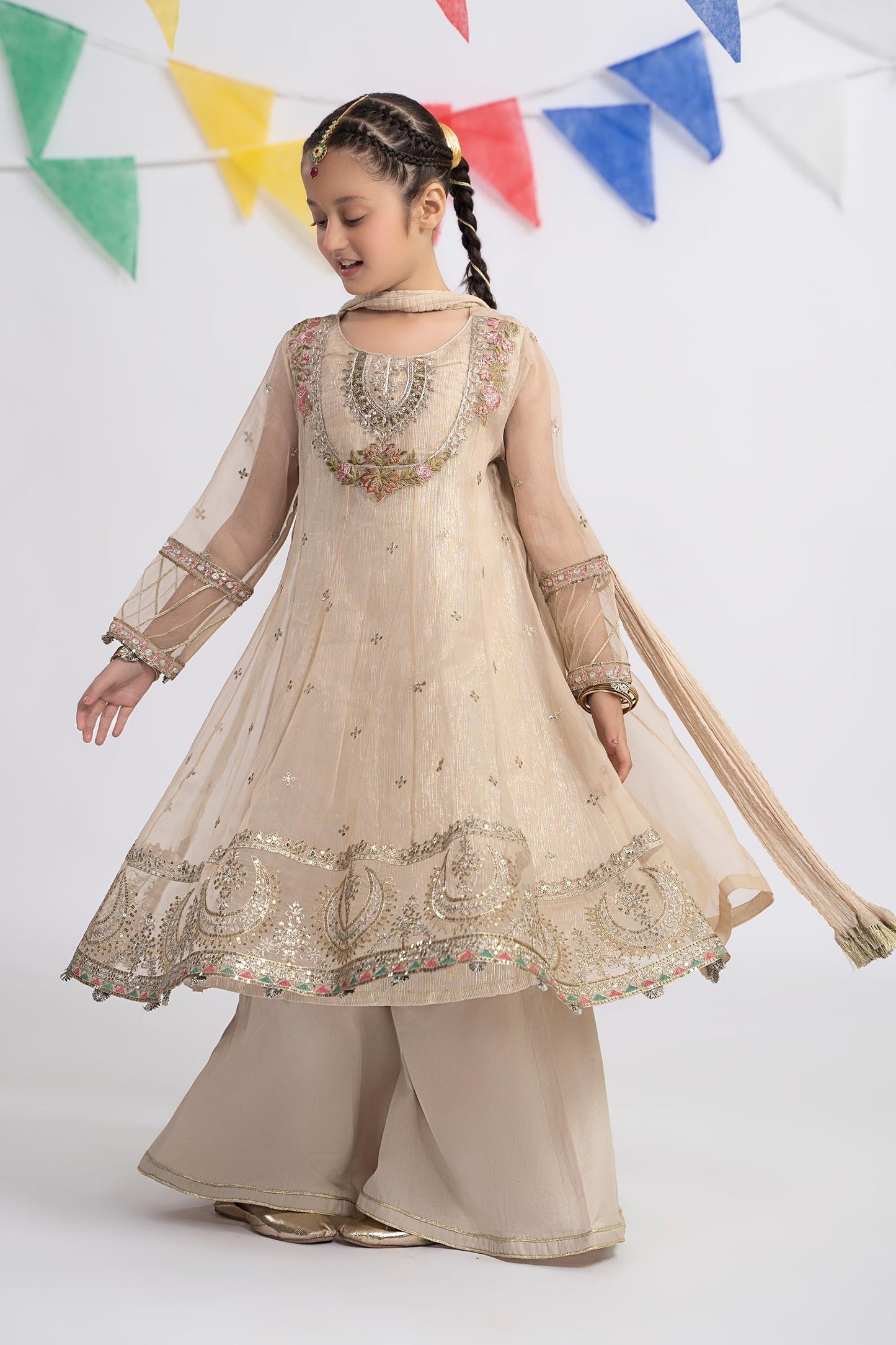 Maria B | 3 Piece Embroidered Organza Suit | MKS-EF24-26