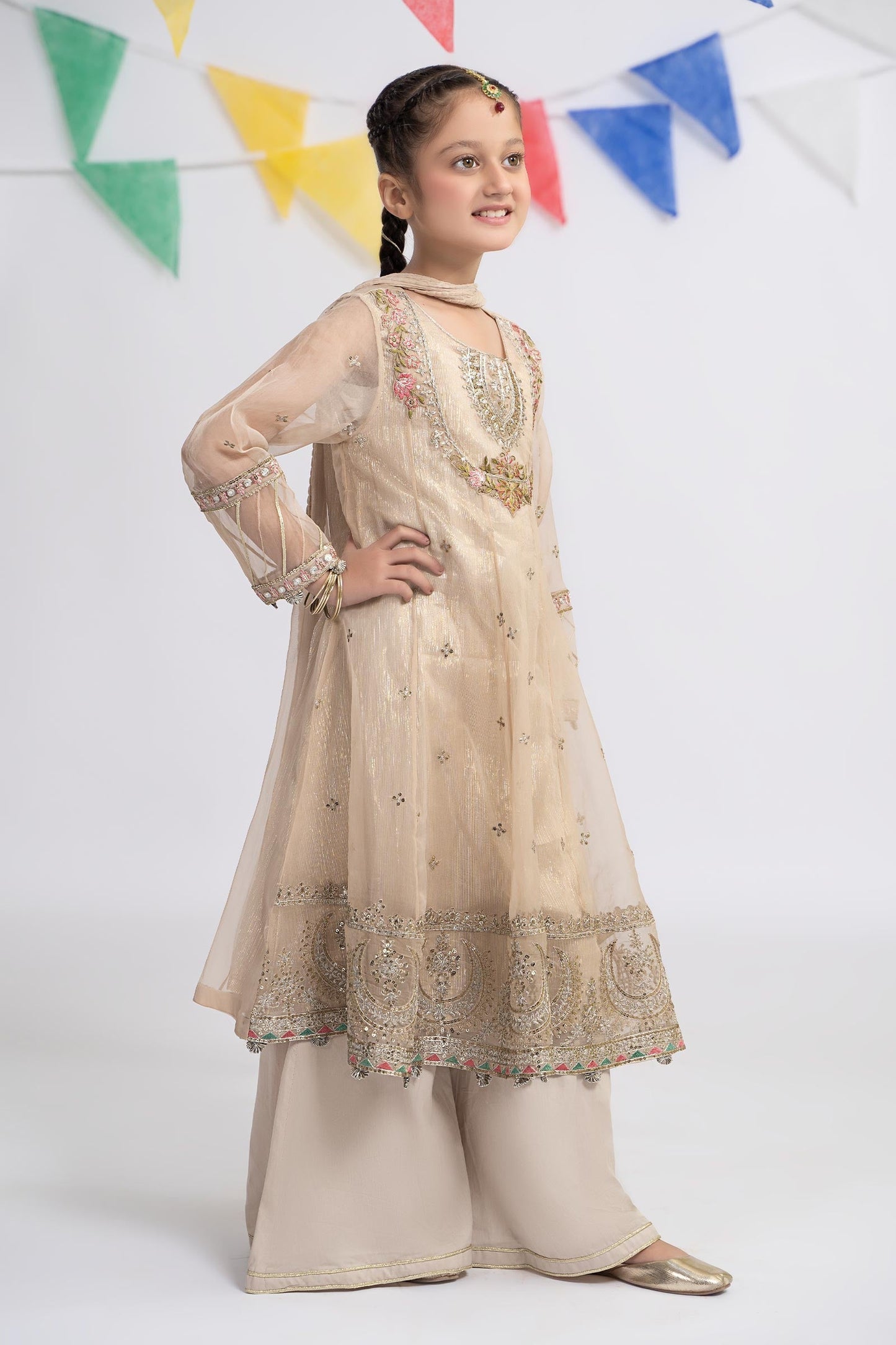 Maria B | 3 Piece Embroidered Organza Suit | MKS-EF24-26