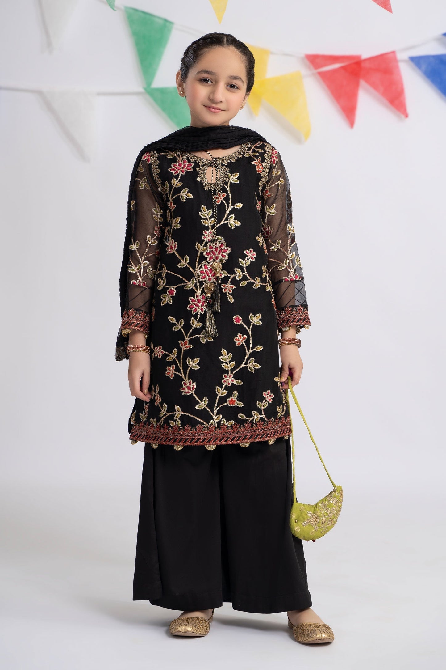 Maria B | 3 Piece Embroidered Organza Suit | MKS-EF24-30