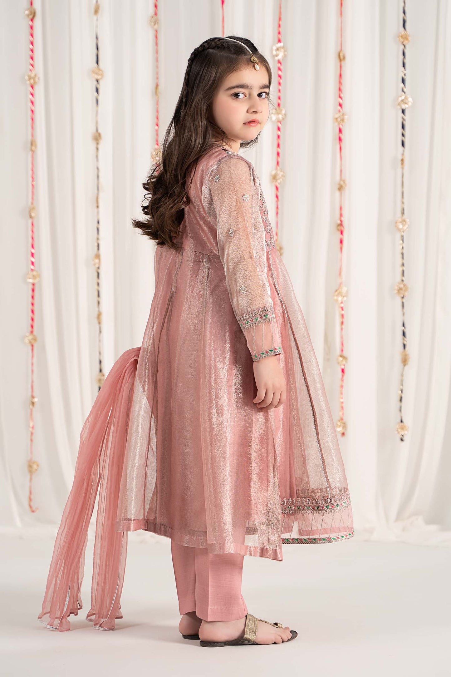 Maria B | 3 Piece Embroidered Zari Net Suit | MKS-EF25-01
