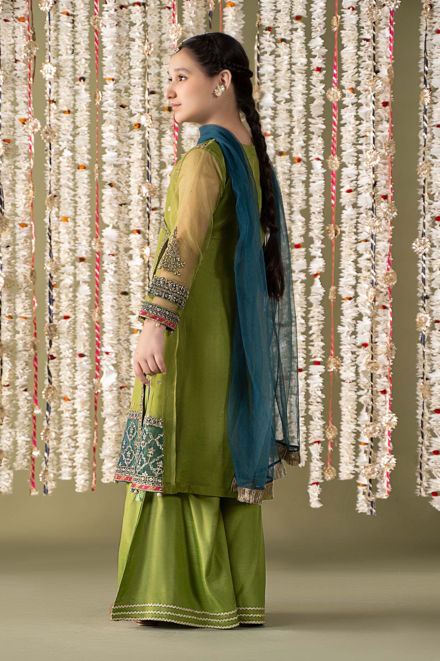 Maria B | 3 Piece Embroidered Organza Suit | MKS-EF25-21