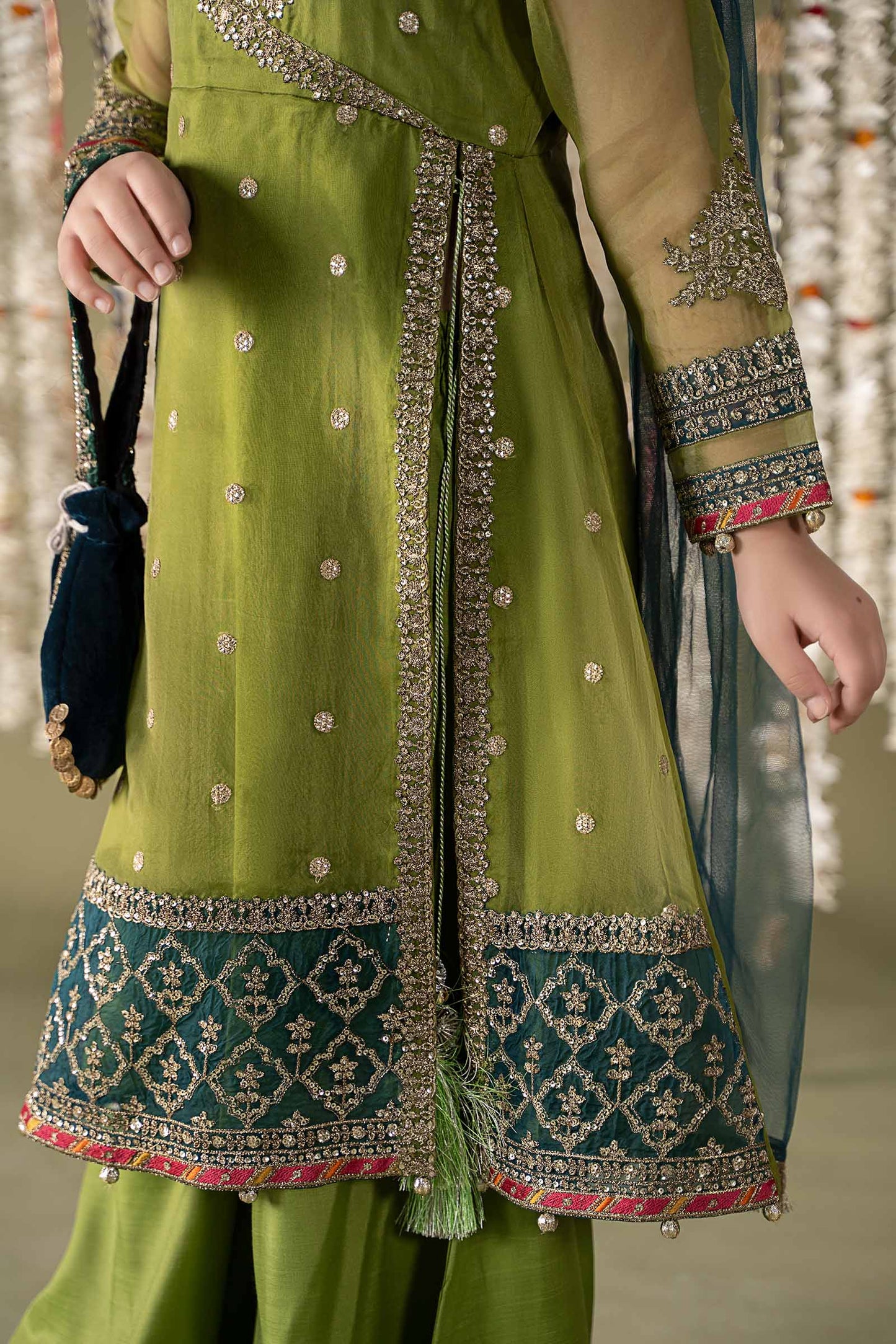 Maria B | 3 Piece Embroidered Organza Suit | MKS-EF25-21