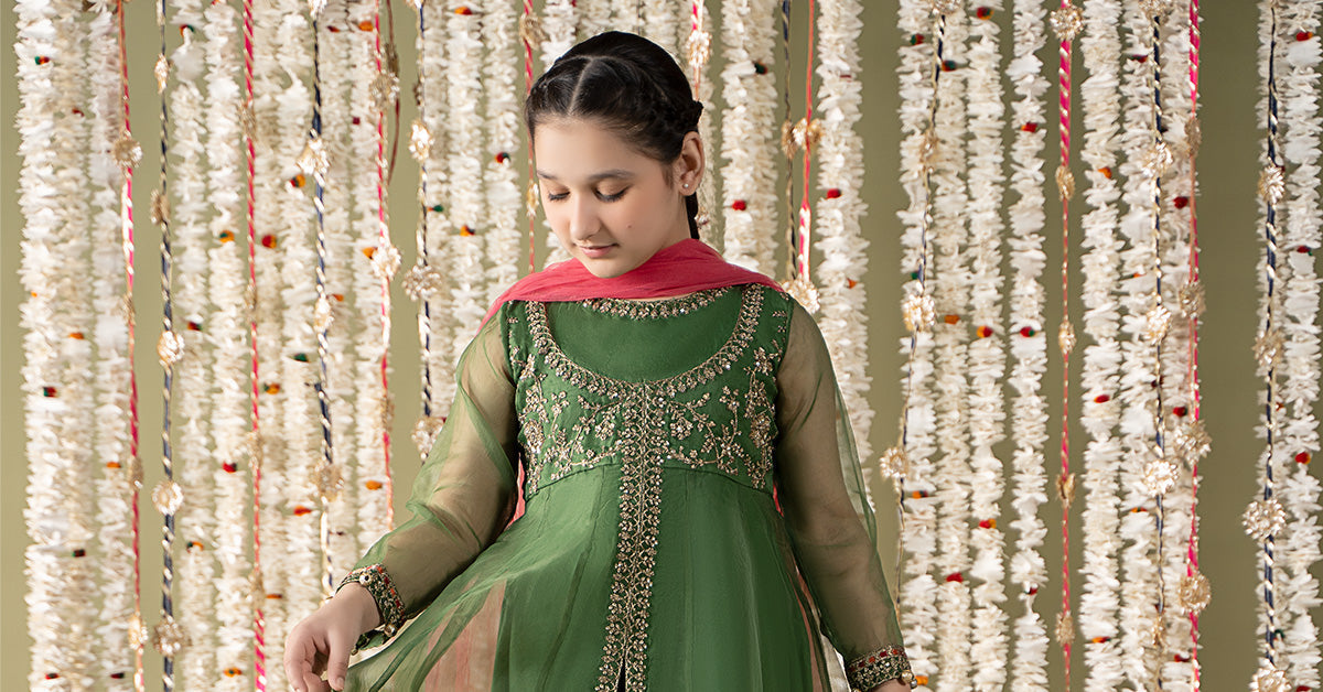 Maria B | 3 Piece Embroidered Organza Suit | MKS-EF25-32