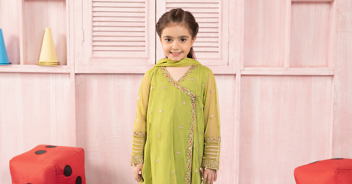 Maria B | 3 Piece Embroidered Net Suit | MKS-PF24-05