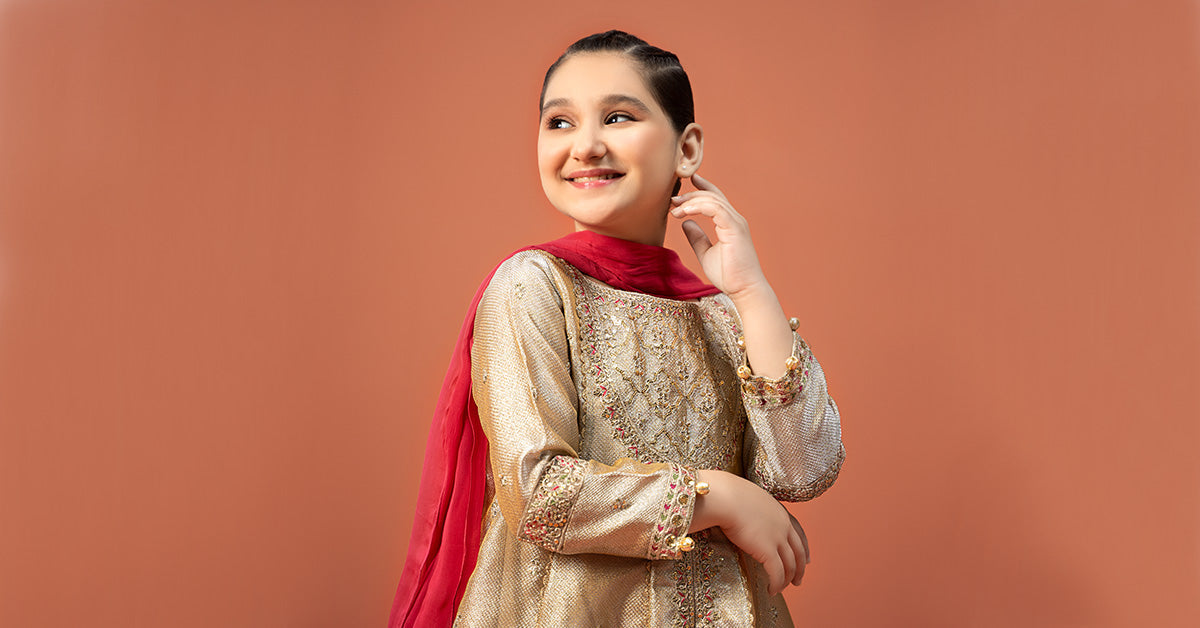 Maria B | 3 Piece Embroidered Zari jacquard Suit | MKS-W24-03