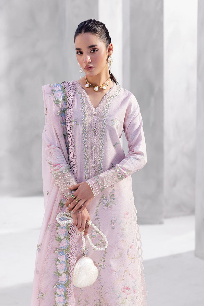 Mushq | La Toscana Casual Pret 25 | Waliya XL Lilac Lawn
