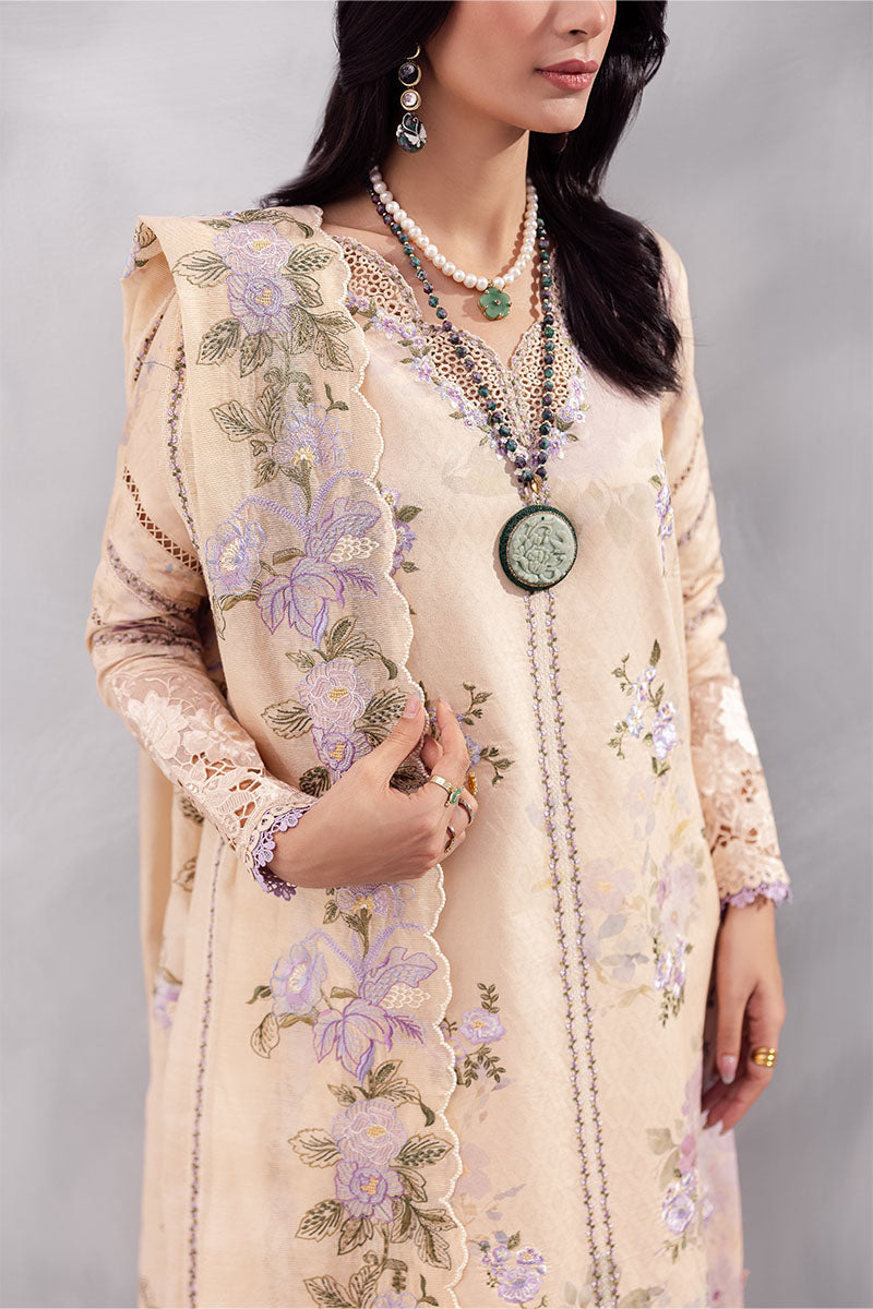 Mushq | La Toscana Casual Pret 25 | Abeera M Light Skin Lawn