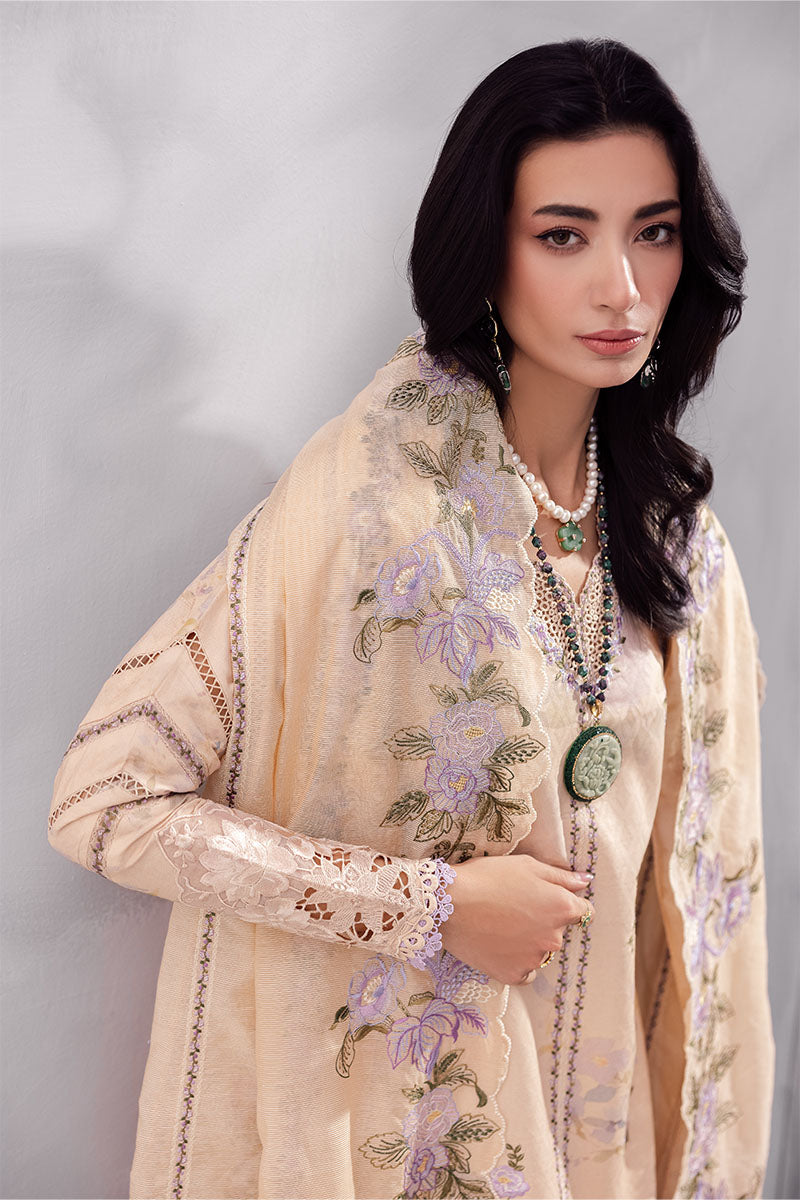 Mushq | La Toscana Casual Pret 25 | Abeera L Light Skin Lawn
