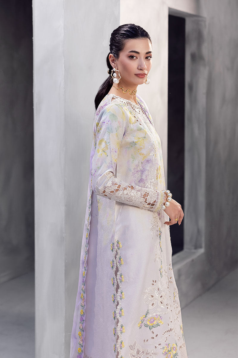 Mushq | La Toscana Casual Pret 25 | Ayreen M Soft Lilac Lawn