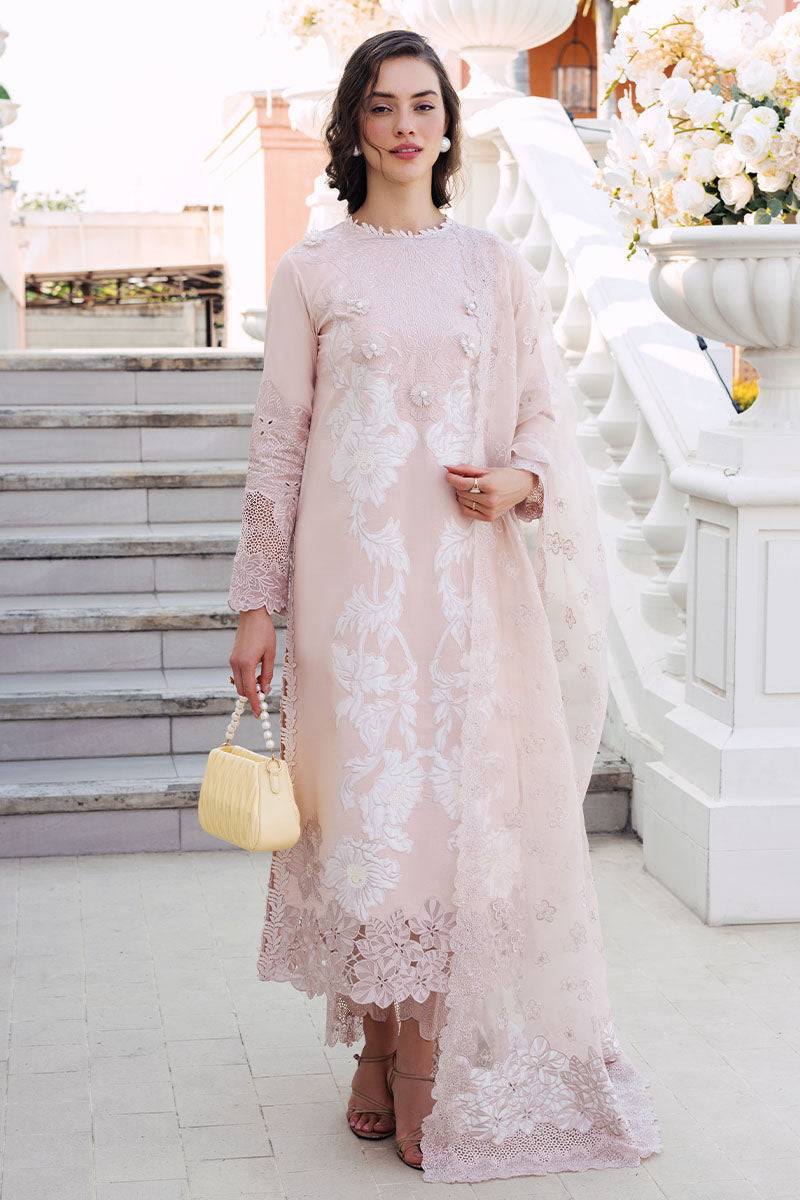 Mushq | La Toscana Casual Pret 24 | CORAL DREAM - Pakistani Designer Dress - by Mushq | Type: Casuals - 100% Original at Saira Sultan