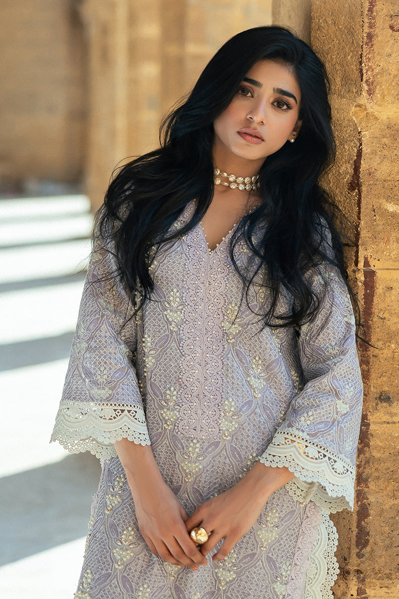 Mushq | Saugaat City of Lights | Mahpara XL Light Lavender Cotton Net
