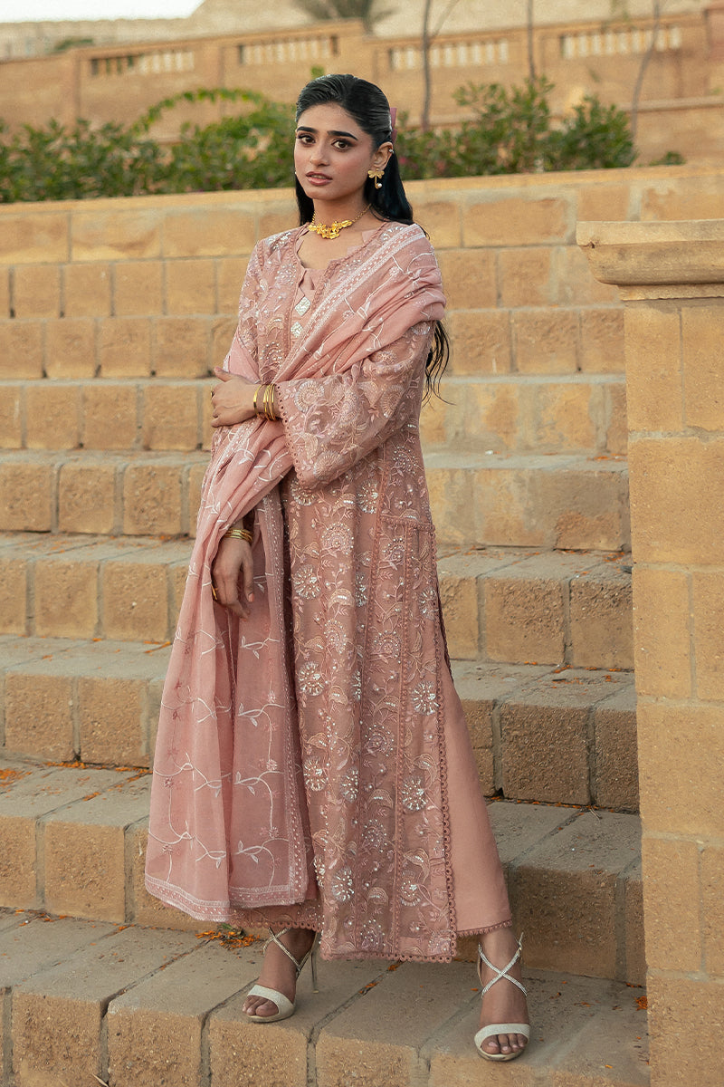 Mushq | Saugaat City of Lights | Rabia S Tea Pink Cotton Net