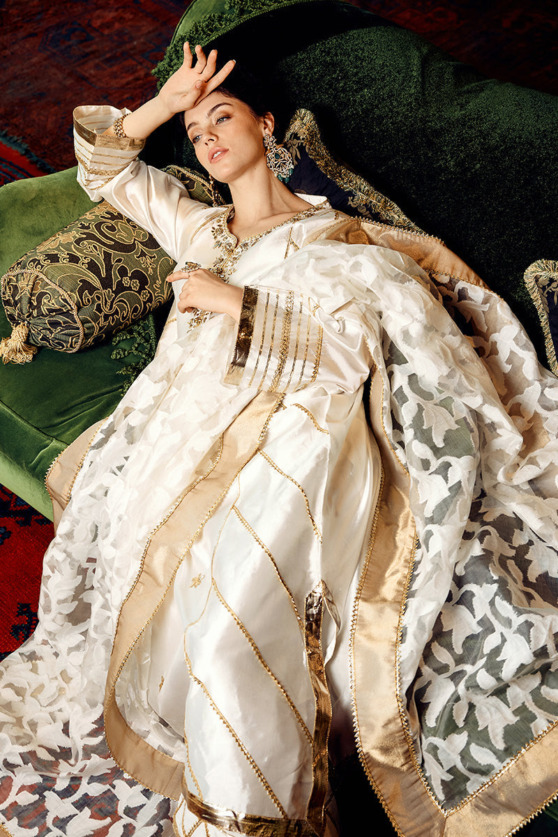Mushq | Chandni Gota Love It | Moti - Pakistani Designer Dress - by Mushq | Type: Ladies Clothes - 100% Original at Saira Sultan