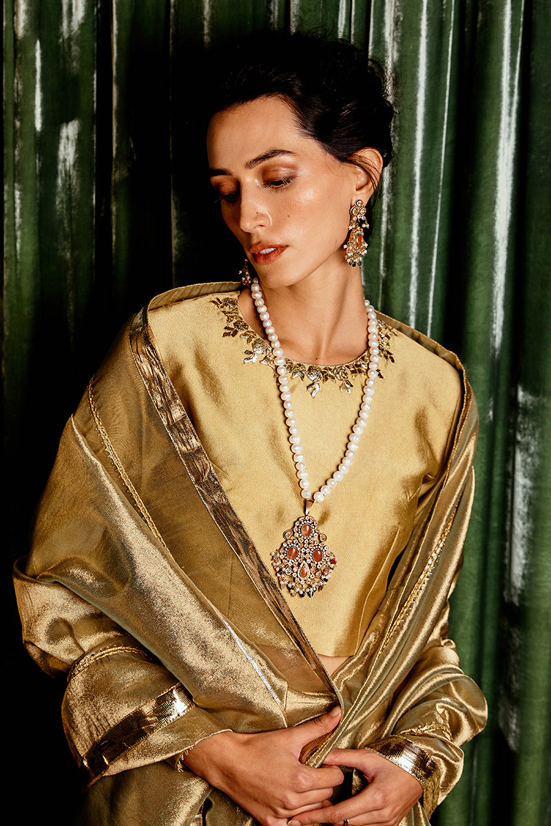 Mushq | Chandni Gota Love It | Suraj Mukhi - Pakistani Designer Dress - by Mushq | Type: Ladies Clothes - 100% Original at Saira Sultan