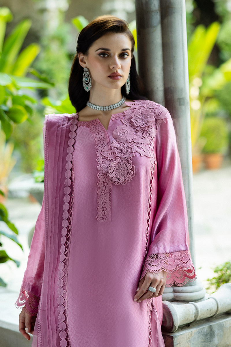Mushq | Euphoria Eid Pret | Nate M Soft Pink Jacquard