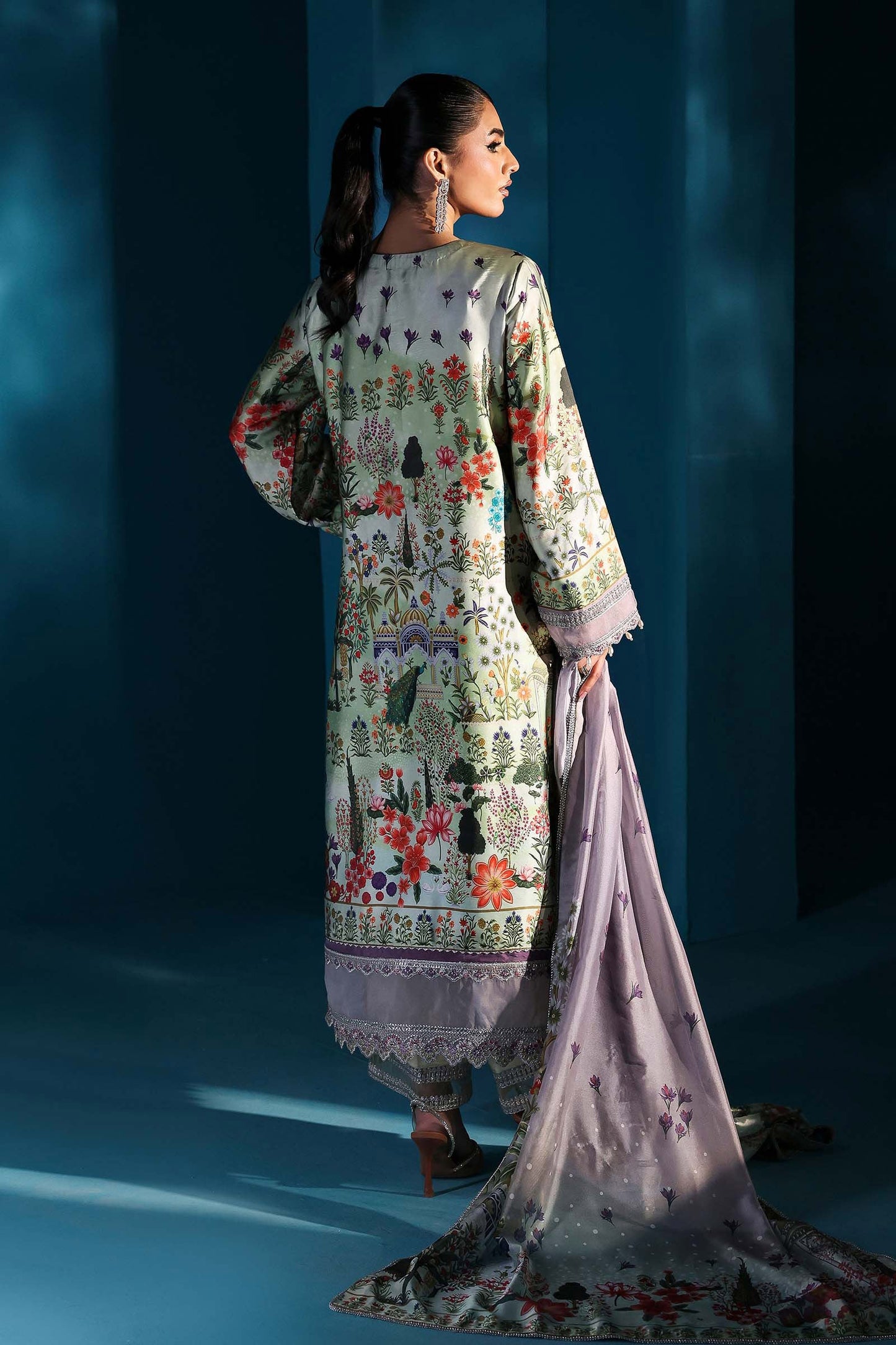 Maria B | Pre fall Dresses | MPS-W25-06 G - Pakistani Designer Dress - by Maria B - Type : Ladies Clothes - 100% Original at Saira Sultan