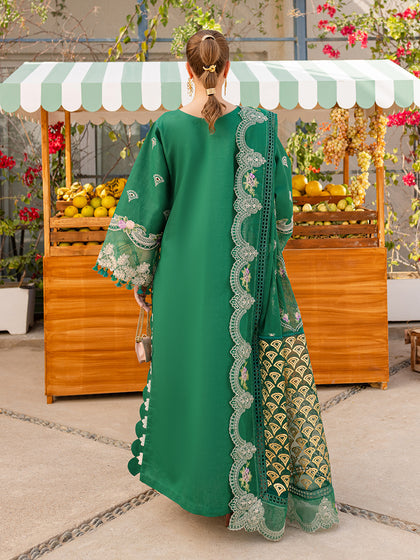 Parishay | Monaco Luxury Lawn 25 | MS-09 M Green Lawn