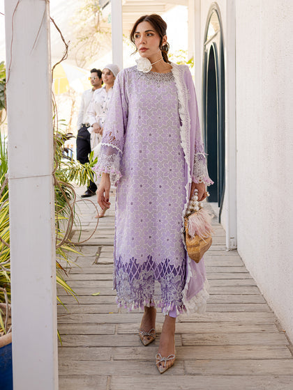 Parishay | Monaco Luxury Lawn 25 | MS-13 M Lilac Lawn