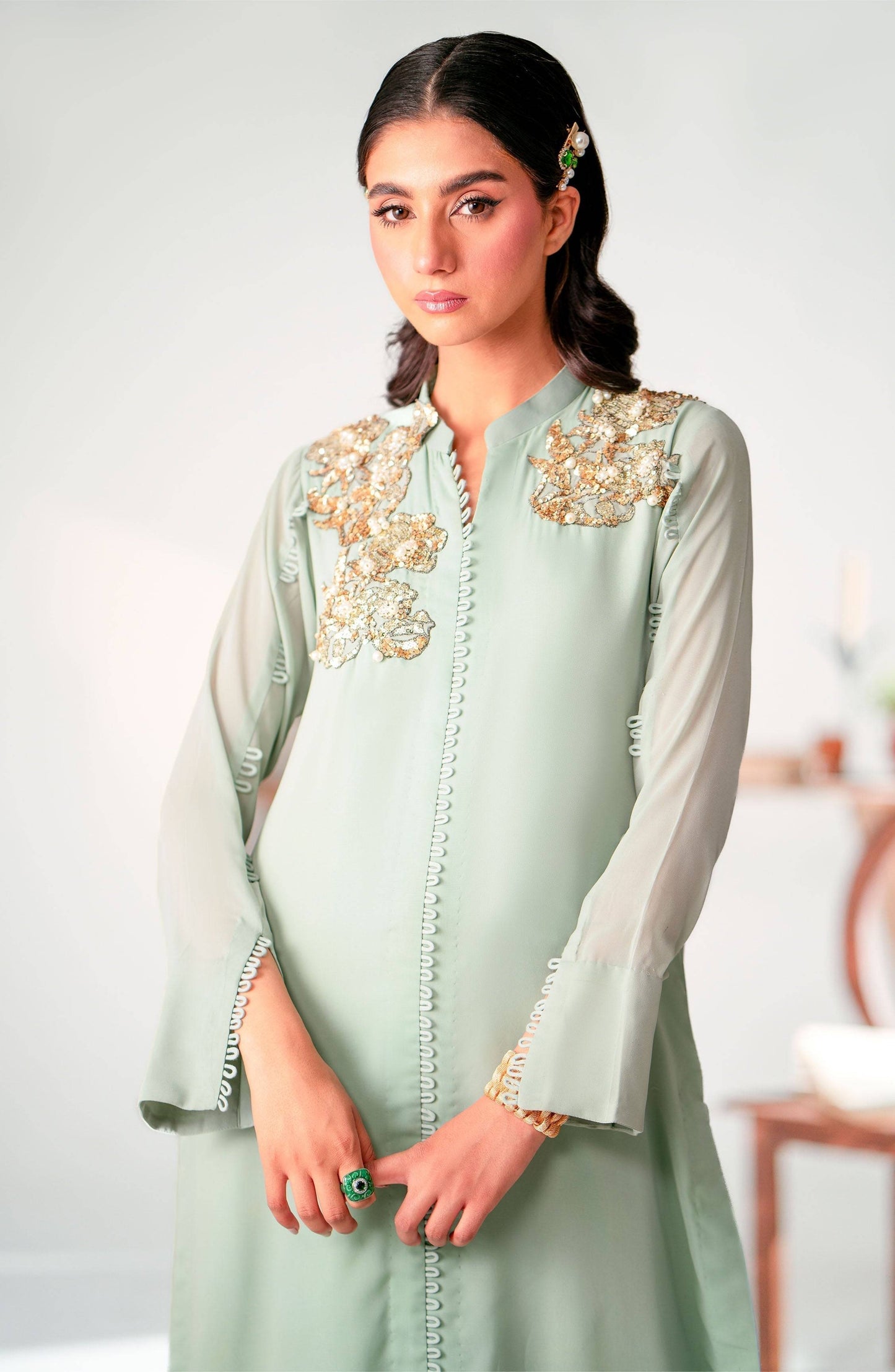 Maryum N Maria | Pret A Luxe | AIMEE - Pakistani Designer Dress - by Maryum N Maria | Type: Luxury - 100% Original at Saira Sultan