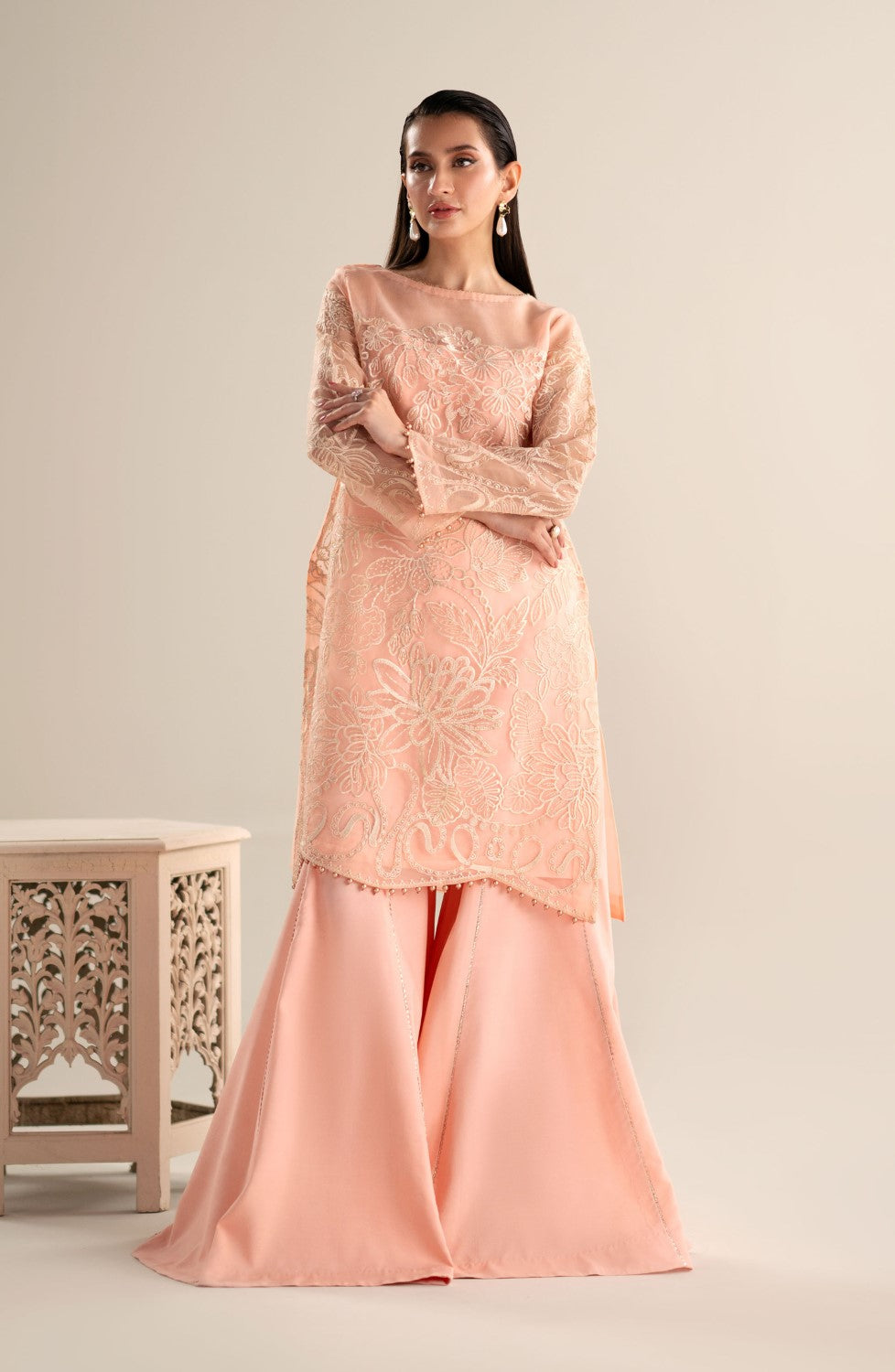 Maryum N Maria | Lagom Ready to Wear | LOTUS - MS-24212 - Pakistani Designer Dress - by Maryum N Maria | Type: Ladies Clothes - 100% Original at Saira Sultan