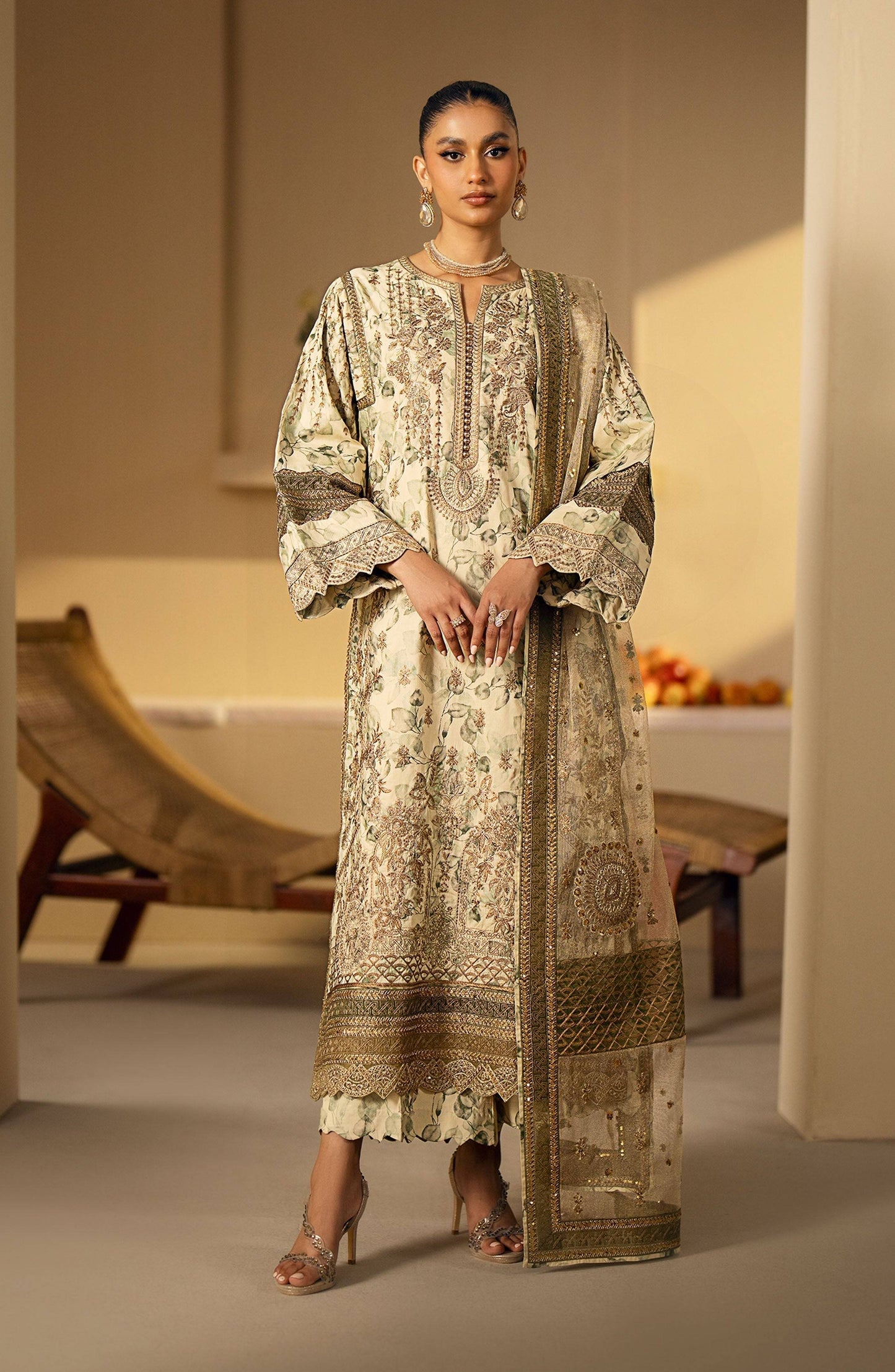 Maryum N Maria | Eid Edit 24 | Nadya - Pakistani Designer Dress - by Maryum N Maria | Type: Luxury - 100% Original at Saira Sultan