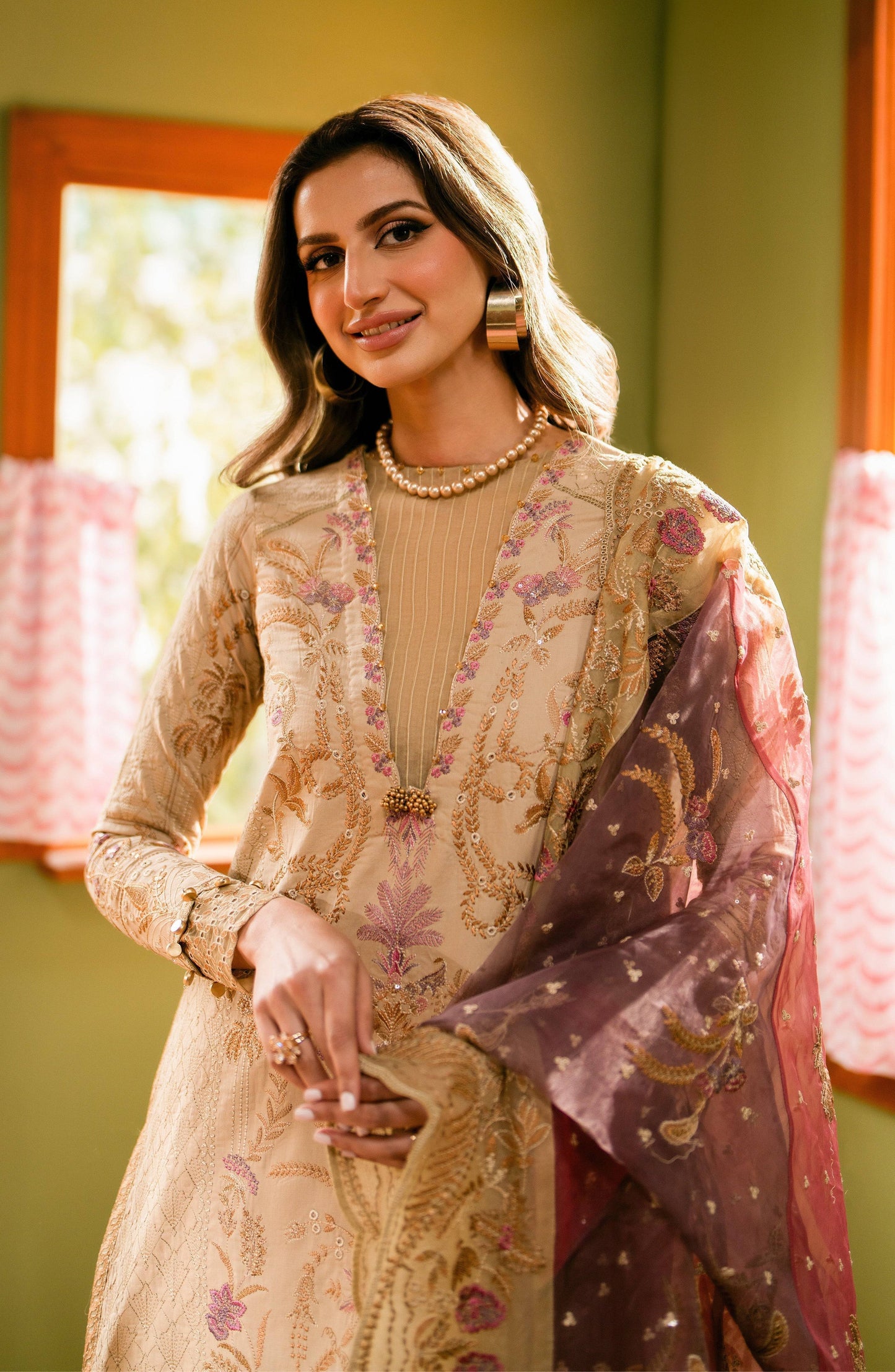 Maryum N Maria | Luxury Lawn 24 | Kissa - Pakistani Designer Dress - by Maryum N Maria | Type: Luxury - 100% Original at Saira Sultan