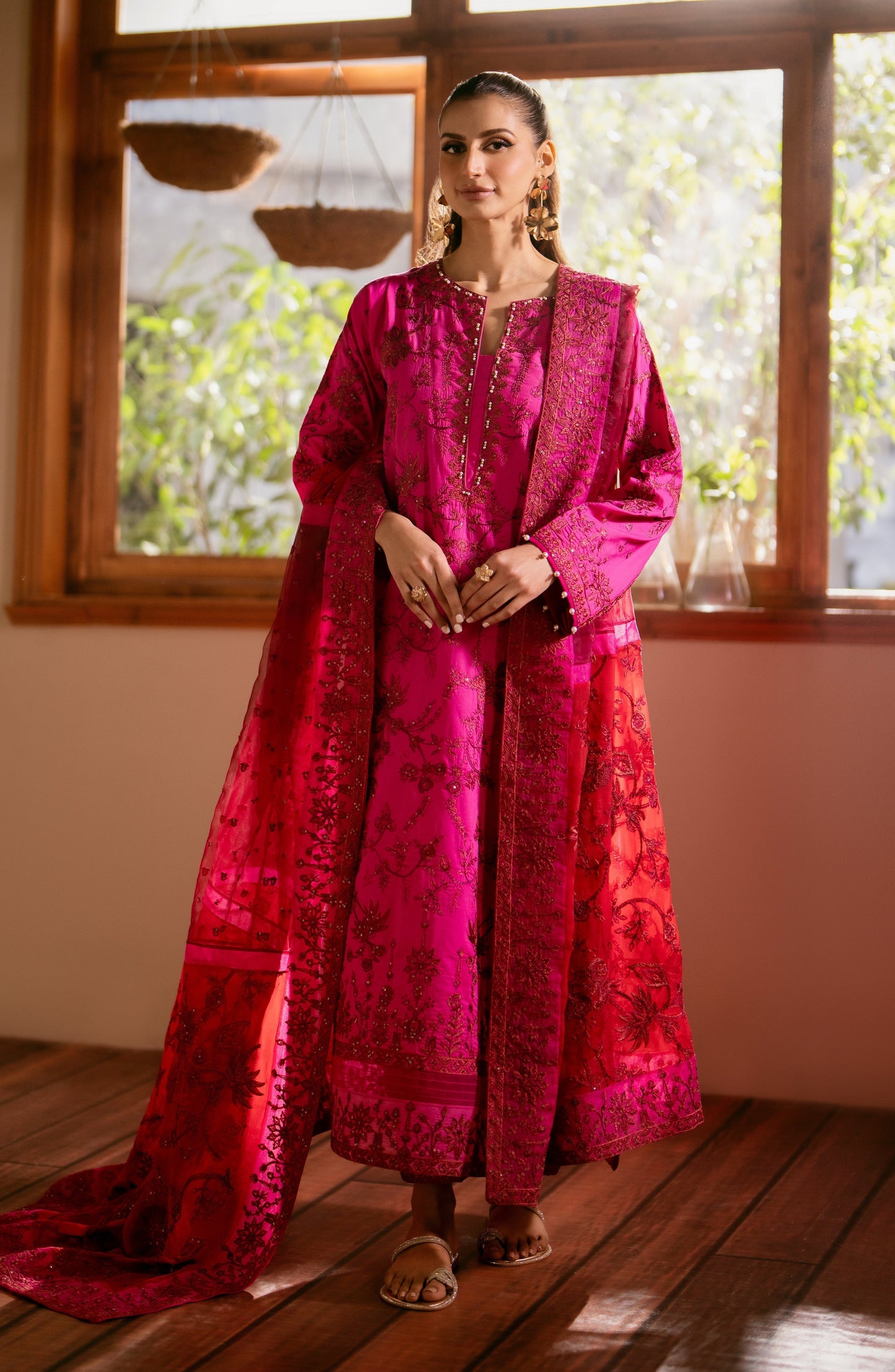 Maryum N Maria | Luxury Lawn 24 | Mona - Pakistani Designer Dress - by Maryum N Maria | Type: Luxury - 100% Original at Saira Sultan
