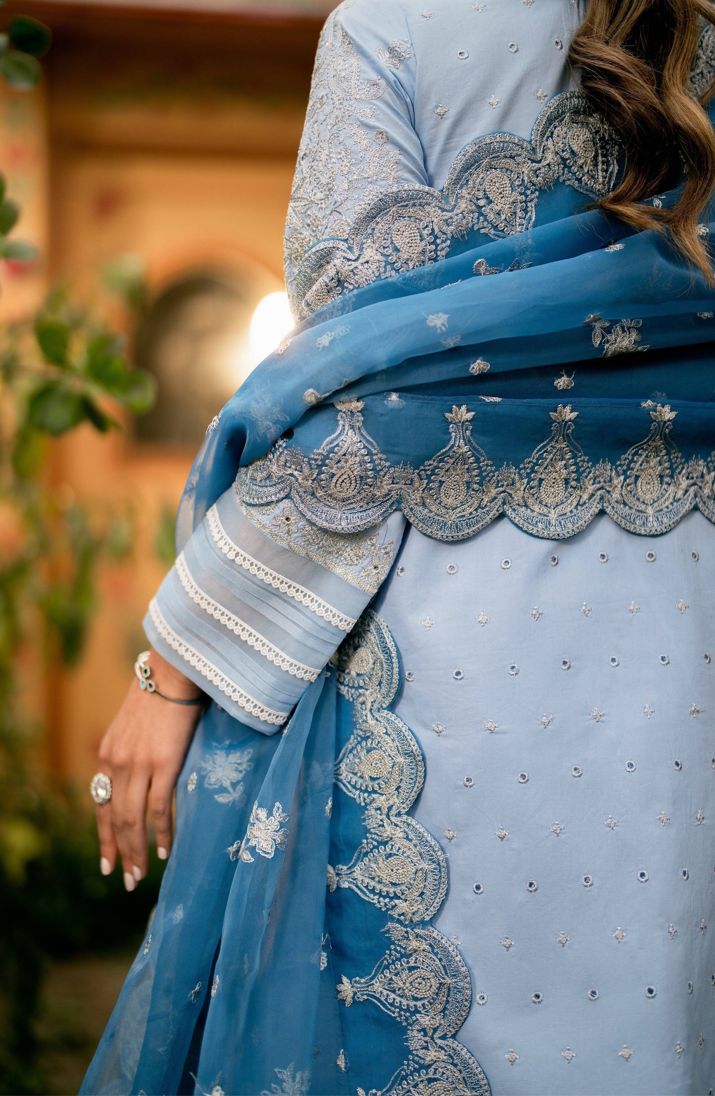 Maryum N Maria | Luxury Lawn 24 | Eshe - Pakistani Designer Dress - by Maryum N Maria | Type: Luxury - 100% Original at Saira Sultan