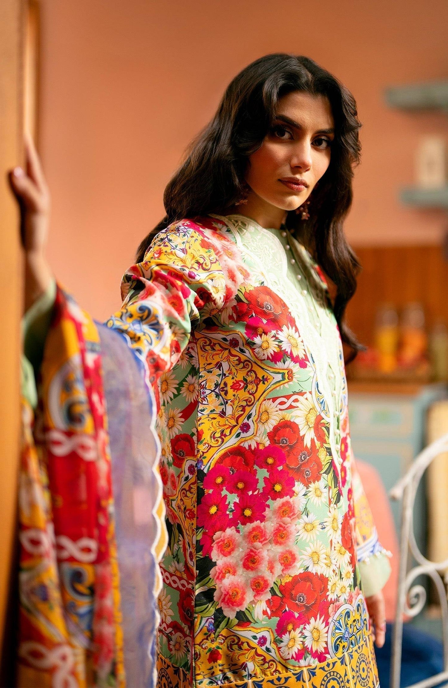 Maryum N Maria | Luxury Lawn 24 | Ana - Pakistani Designer Dress - by Maryum N Maria | Type: Luxury - 100% Original at Saira Sultan