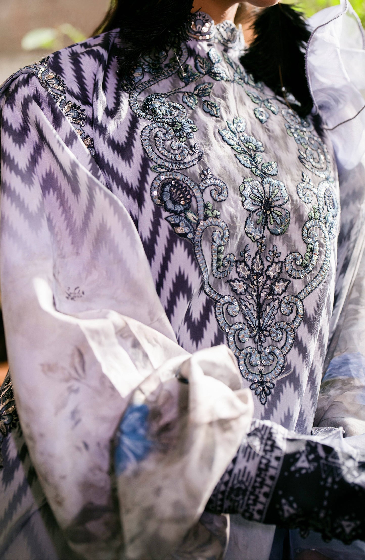 Maryum N Maria | Luxury Lawn 24 | Sara - Pakistani Designer Dress - by Maryum N Maria | Type: Luxury - 100% Original at Saira Sultan