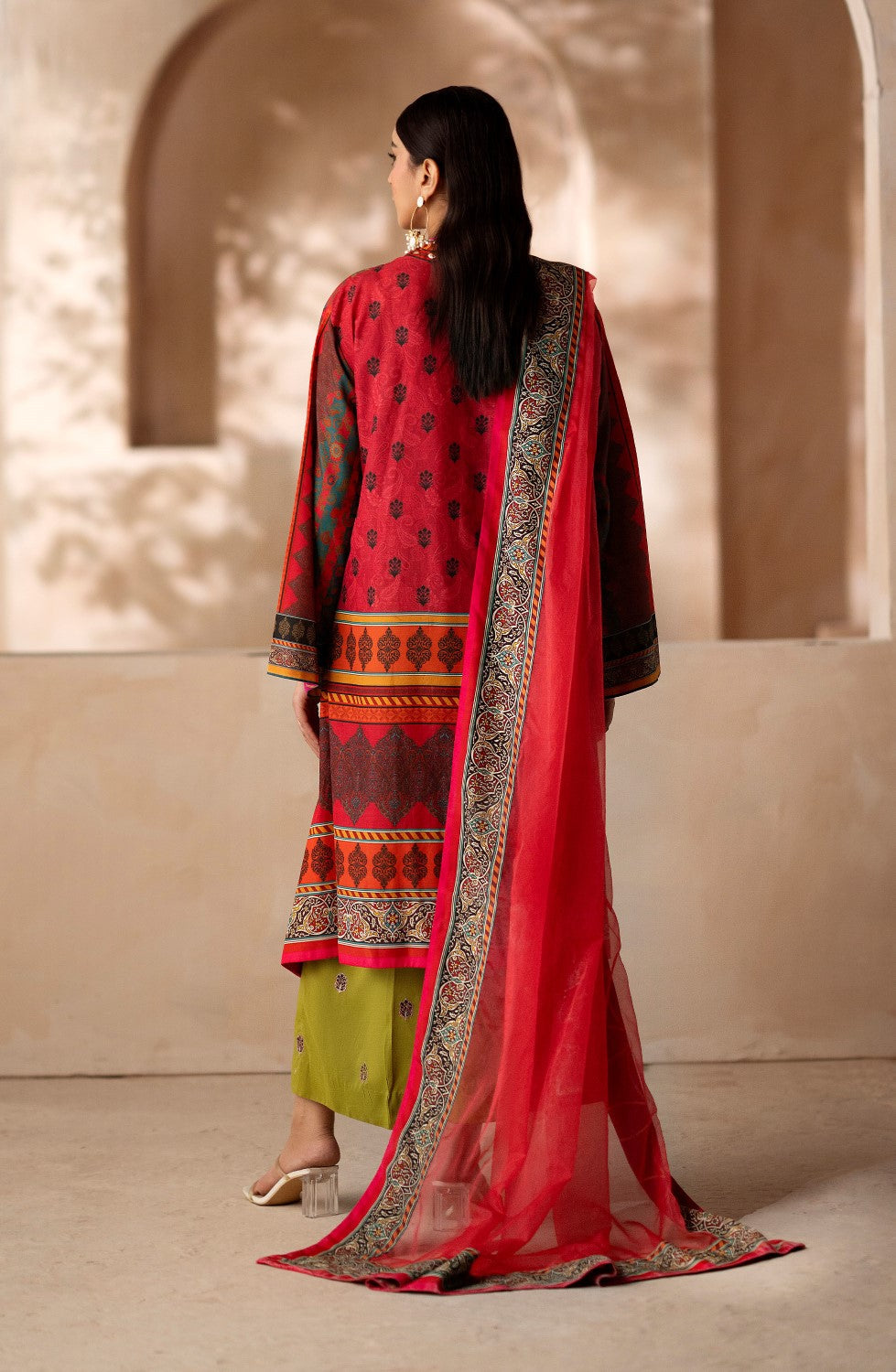Maryum N Maria | Zeil Winter | NAVYA - MS40096 M Red