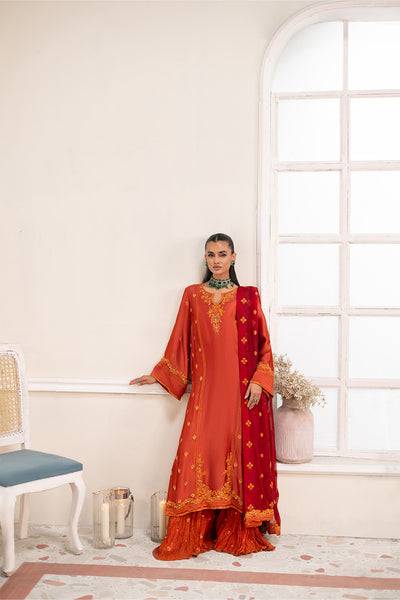 Maryum N Maria | Lumora Edit | GOLD - MS40108 - Pakistani Designer Dress - by Maryum N Maria - Type : Ladies Clothes - 100% Original at Saira Sultan